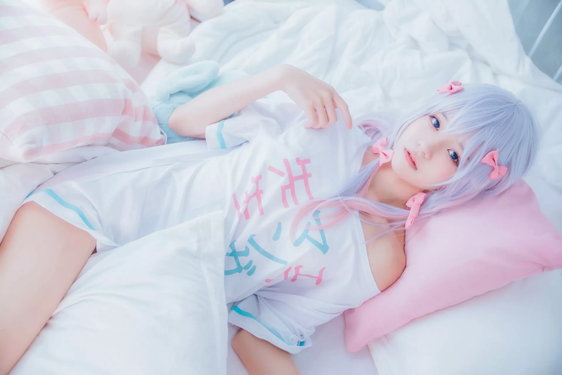 福报 Izumi sensei 喵】 和泉纱�F (Eromanga 樱桃 Sagiri 尤物 【Lori 先生) Cosplay