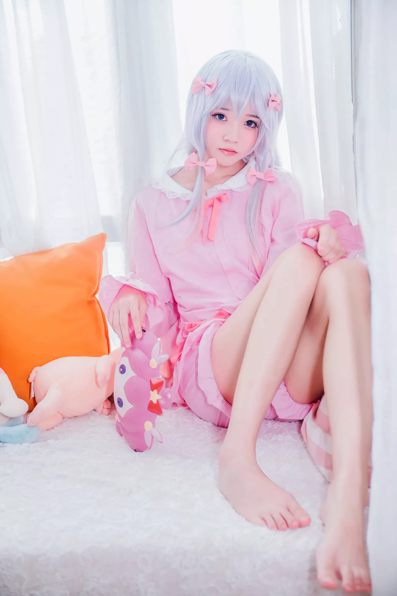 福报 Izumi sensei 喵】 和泉纱�F (Eromanga 樱桃 Sagiri 尤物 【Lori 先生) Cosplay