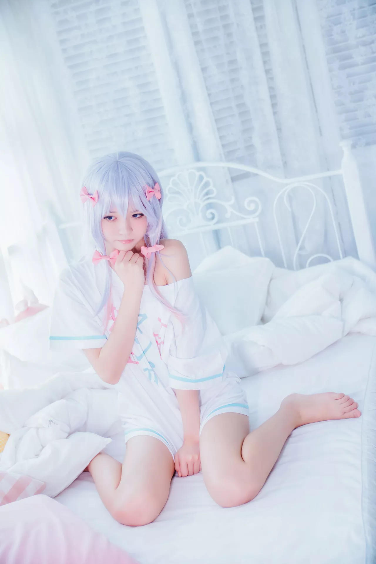 福报 Izumi sensei 喵】 和泉纱�F (Eromanga 樱桃 Sagiri 尤物 【Lori 先生) Cosplay