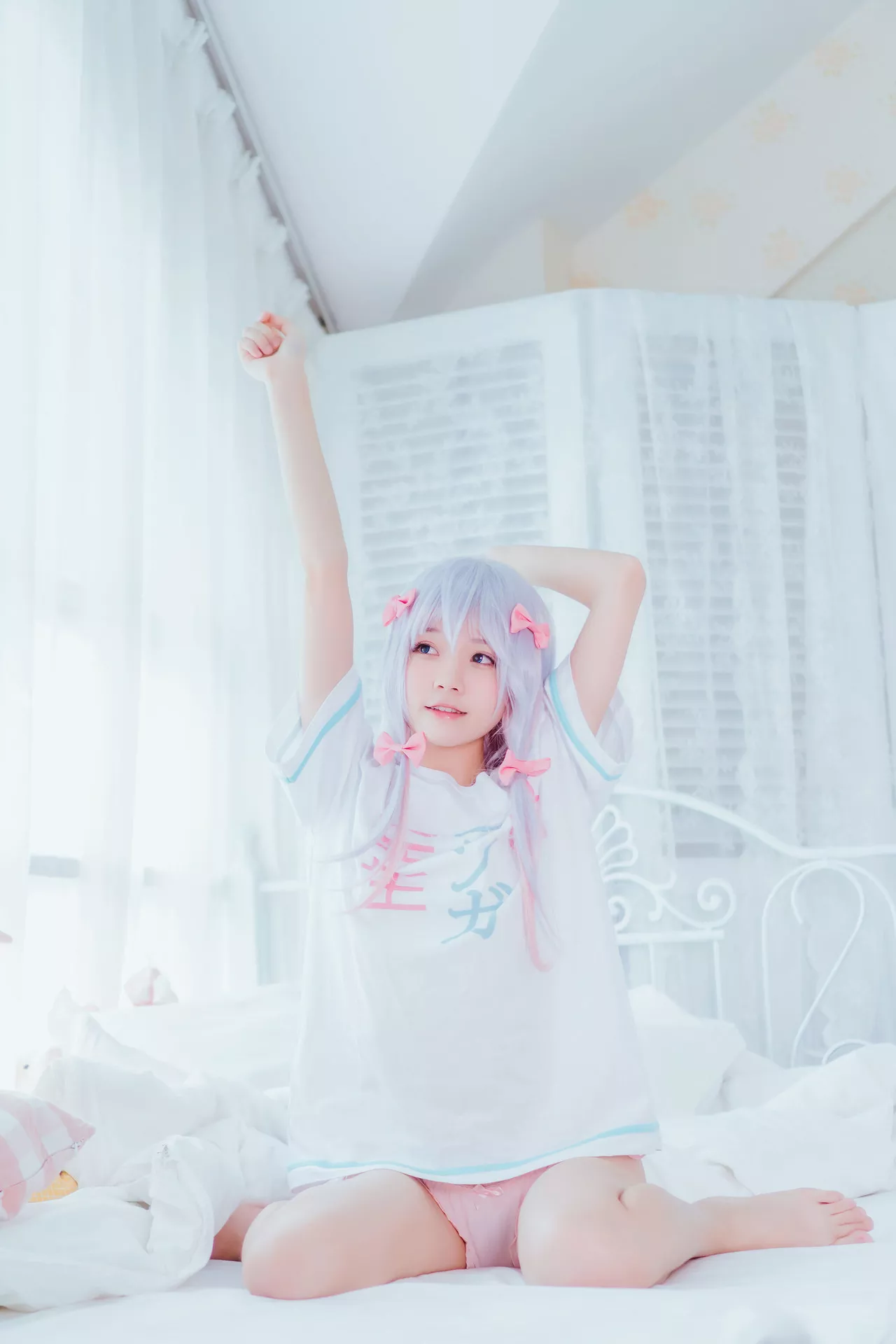 福报 Izumi sensei 喵】 和泉纱�F (Eromanga 樱桃 Sagiri 尤物 【Lori 先生) Cosplay