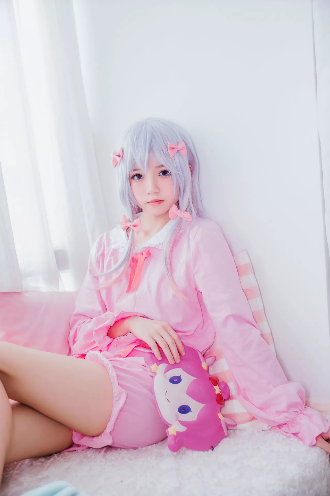 福报 Izumi sensei 喵】 和泉纱�F (Eromanga 樱桃 Sagiri 尤物 【Lori 先生) Cosplay