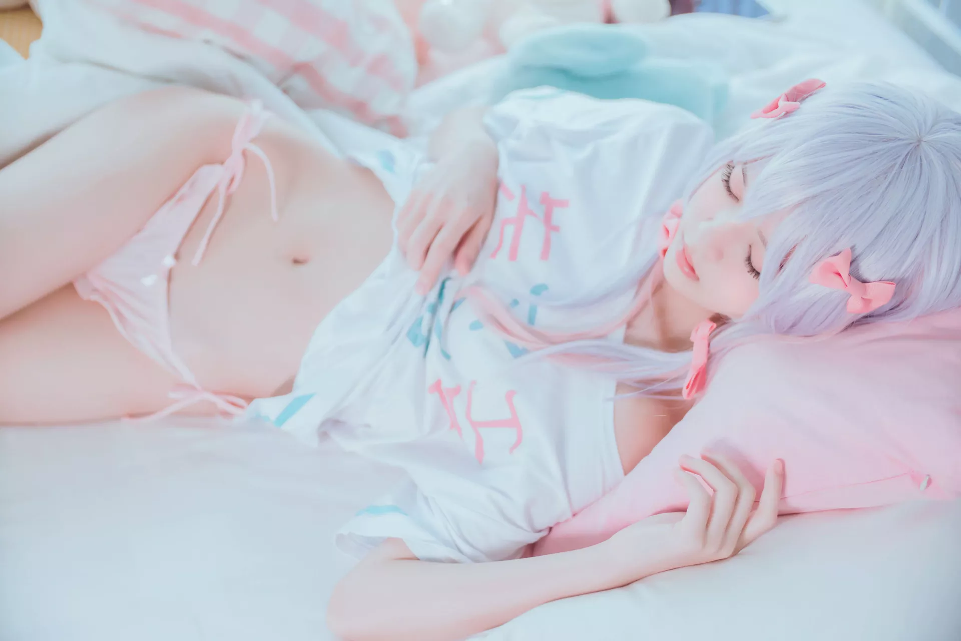 福报 Izumi sensei 喵】 和泉纱�F (Eromanga 樱桃 Sagiri 尤物 【Lori 先生) Cosplay