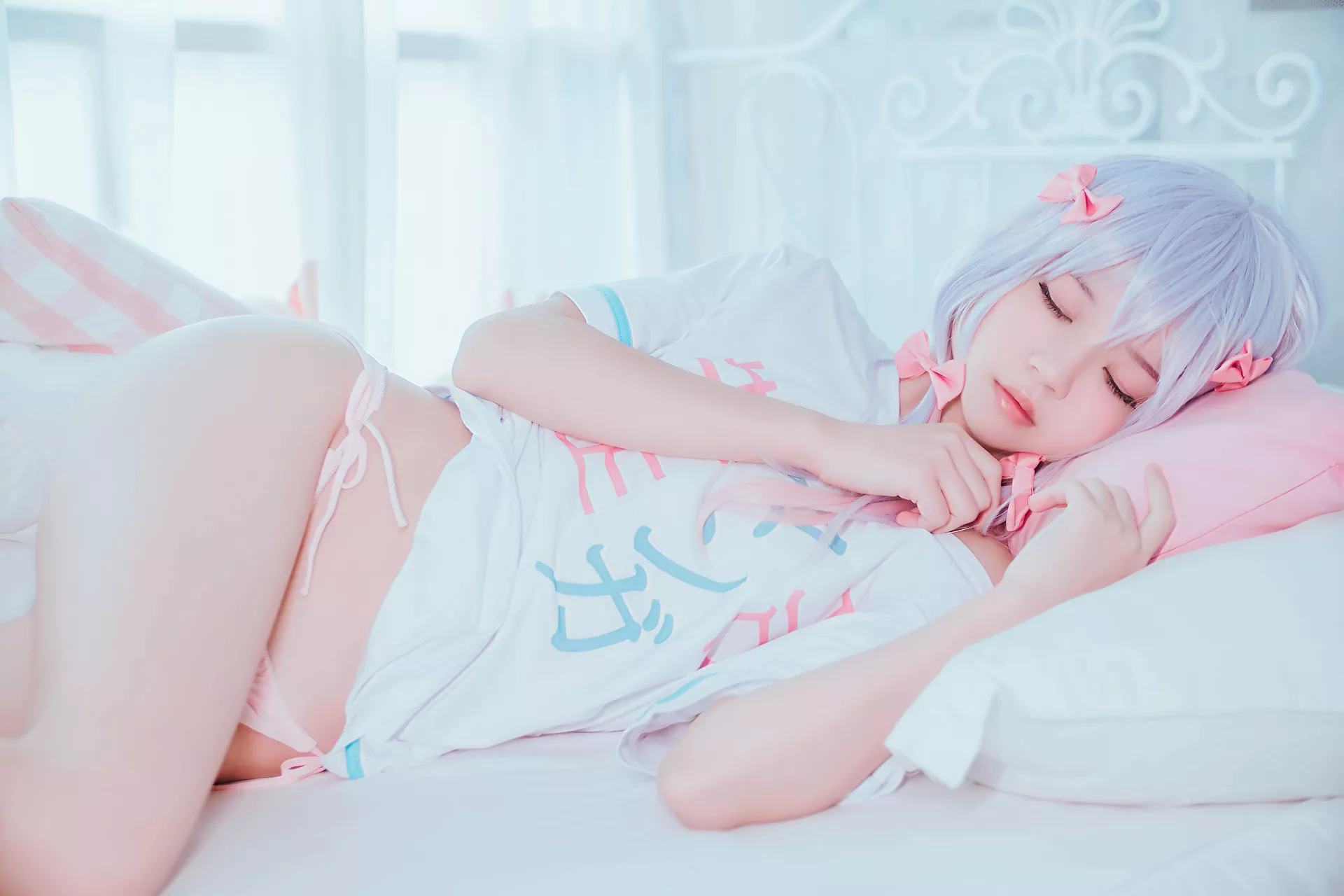 福报 Izumi sensei 喵】 和泉纱�F (Eromanga 樱桃 Sagiri 尤物 【Lori 先生) Cosplay
