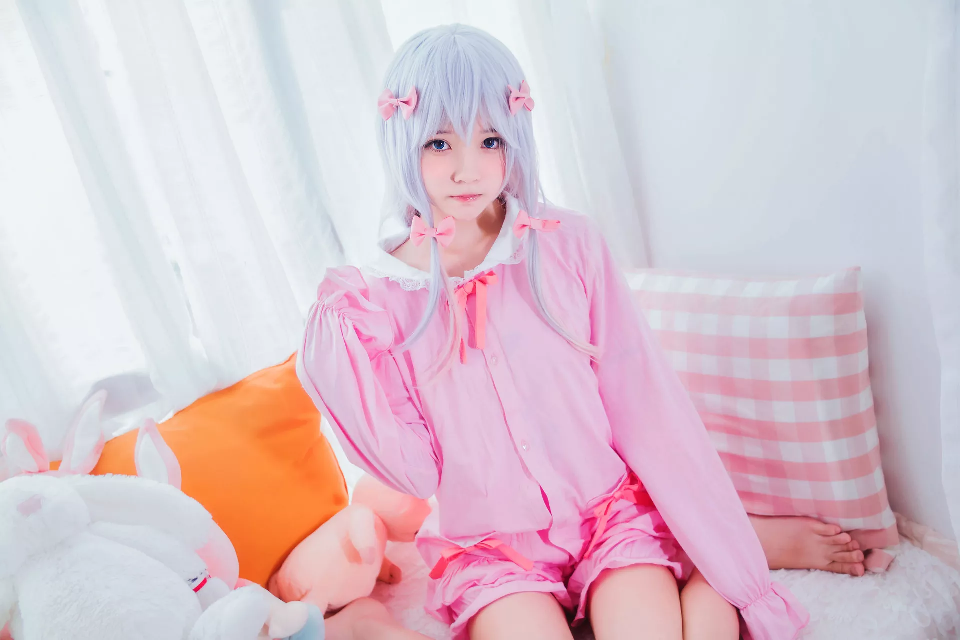 福报 Izumi sensei 喵】 和泉纱�F (Eromanga 樱桃 Sagiri 尤物 【Lori 先生) Cosplay