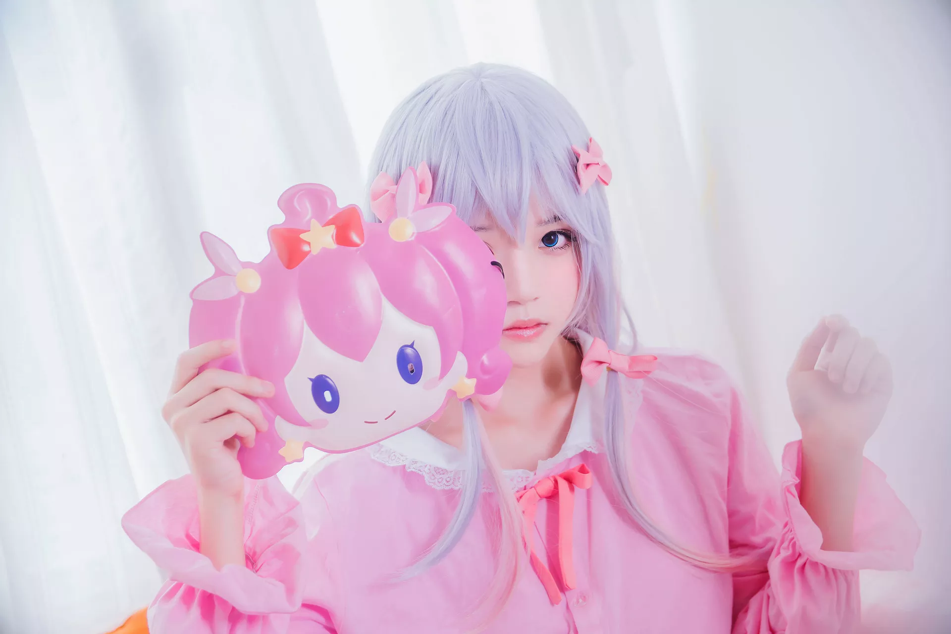 福报 Izumi sensei 喵】 和泉纱�F (Eromanga 樱桃 Sagiri 尤物 【Lori 先生) Cosplay