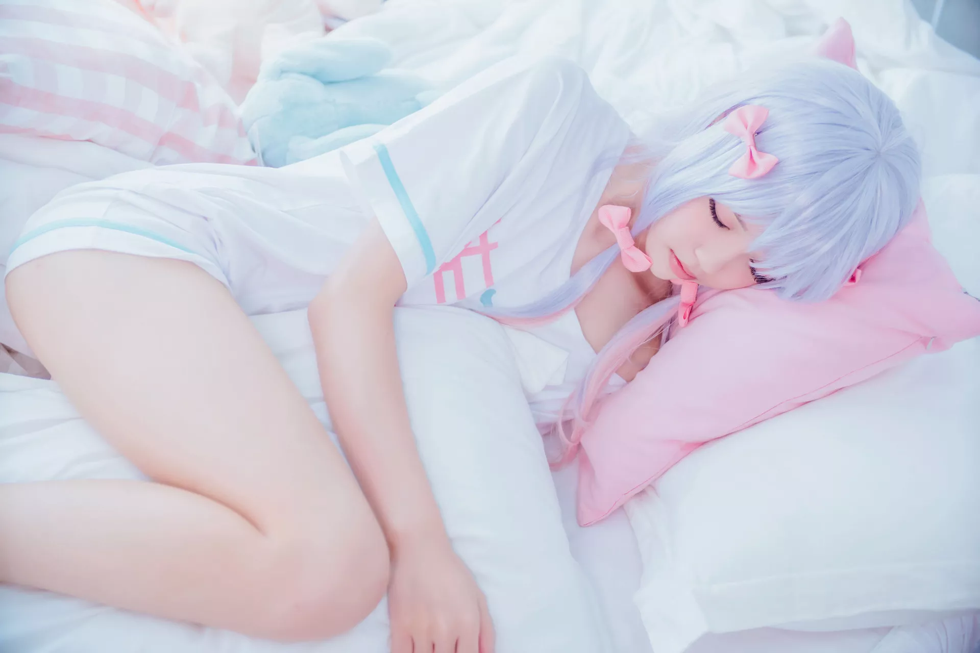 福报 Izumi sensei 喵】 和泉纱�F (Eromanga 樱桃 Sagiri 尤物 【Lori 先生) Cosplay