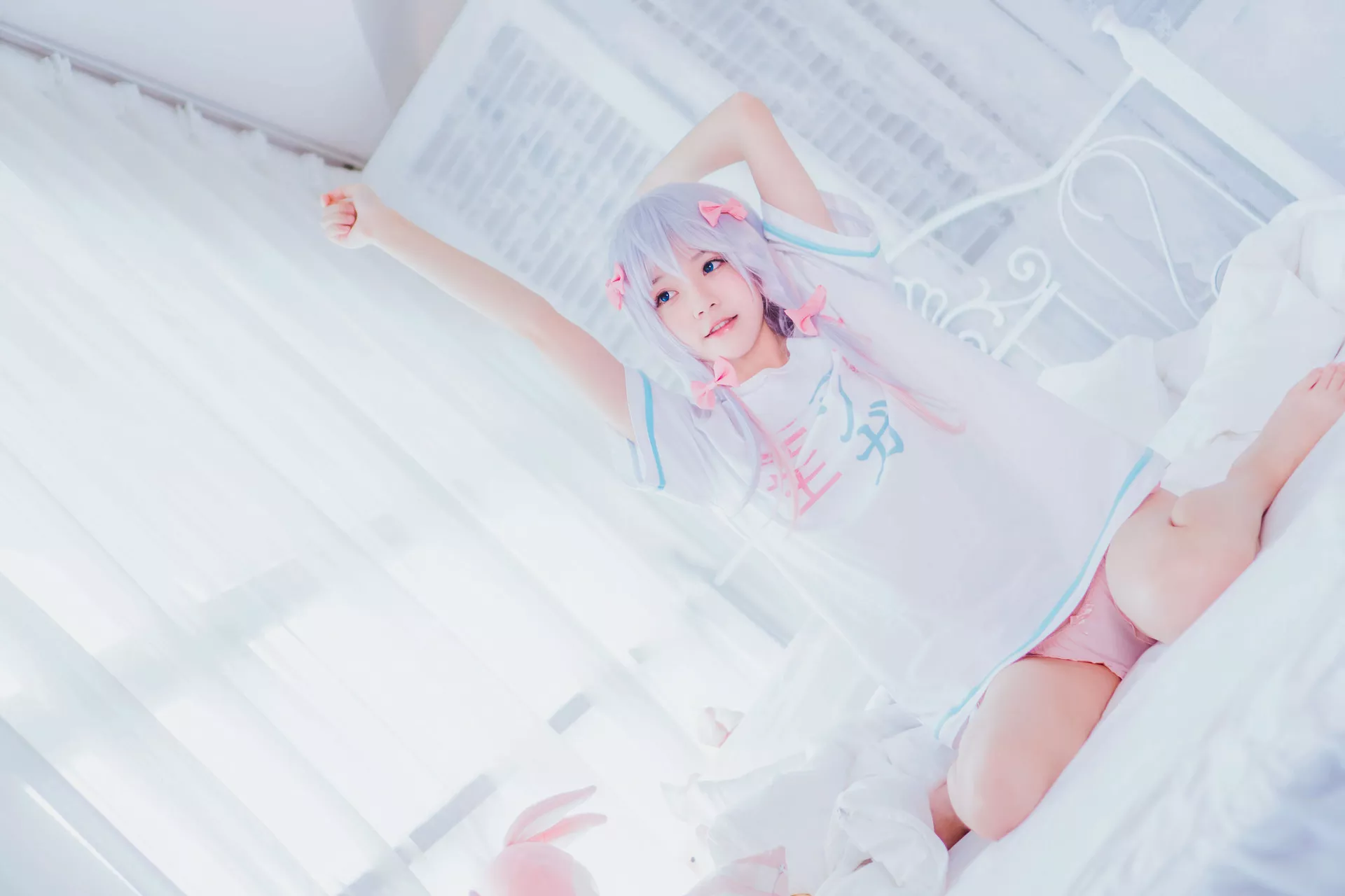 福报 Izumi sensei 喵】 和泉纱�F (Eromanga 樱桃 Sagiri 尤物 【Lori 先生) Cosplay