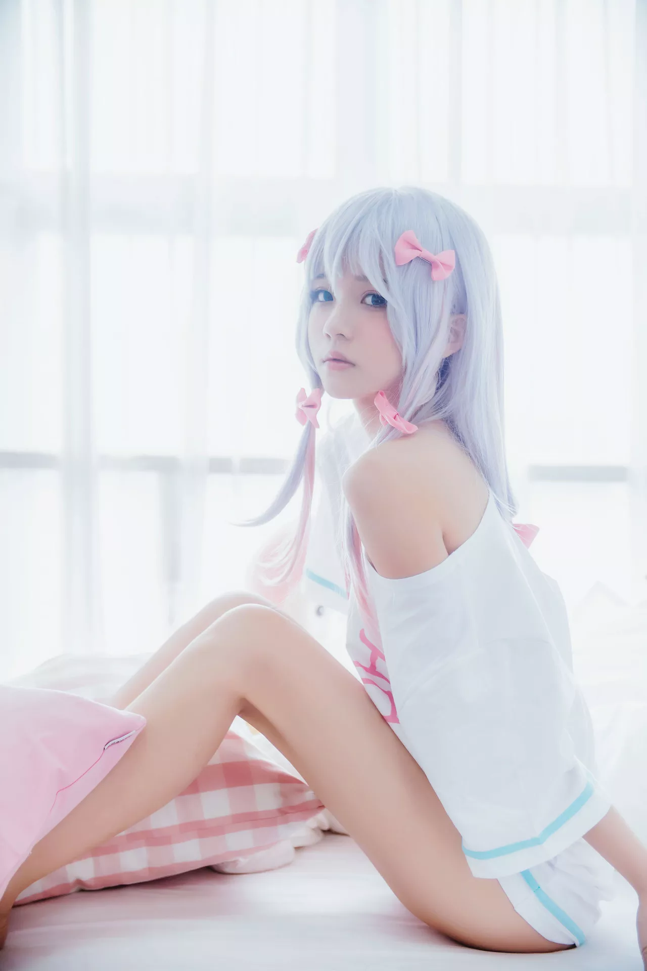 福报 Izumi sensei 喵】 和泉纱�F (Eromanga 樱桃 Sagiri 尤物 【Lori 先生) Cosplay