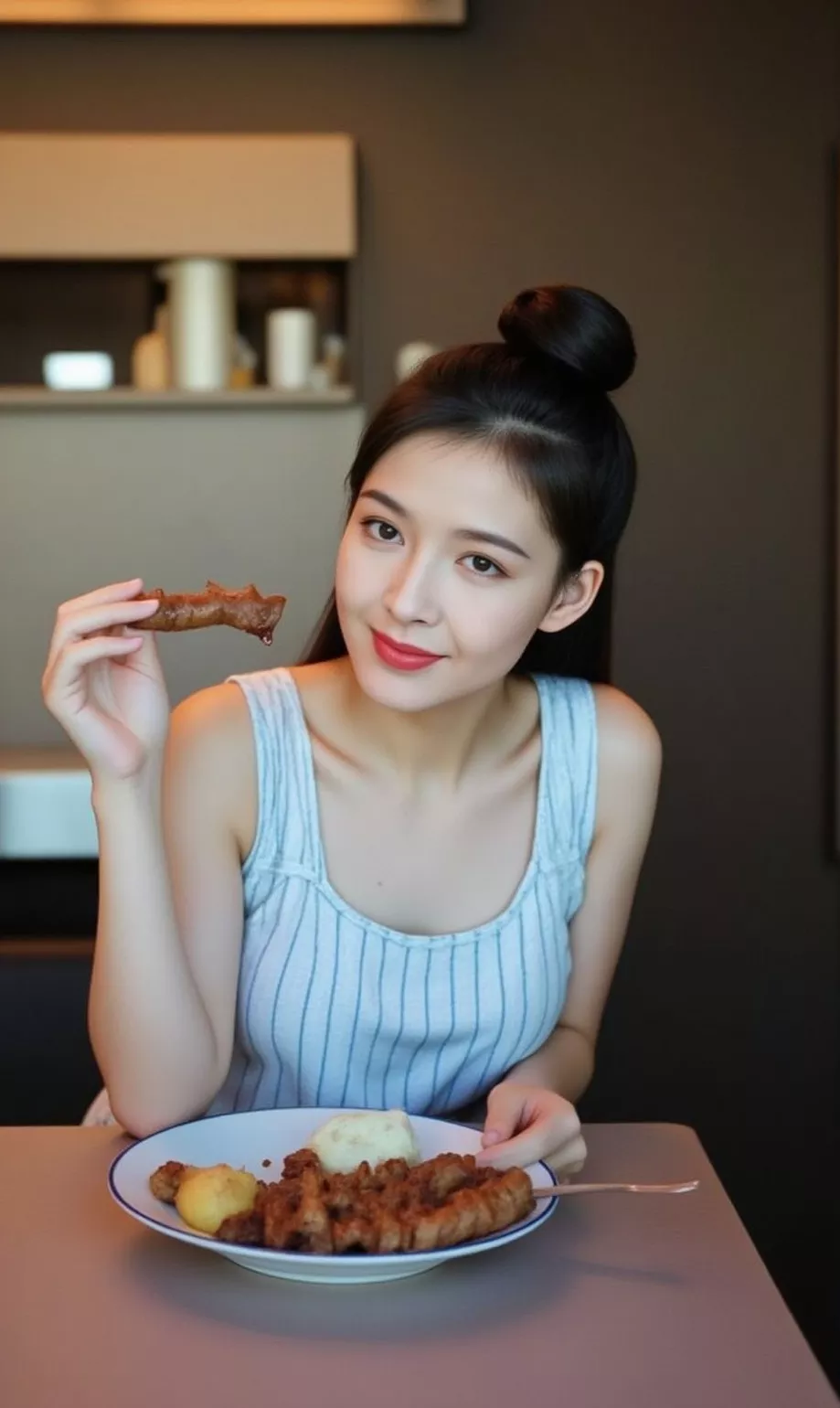 全集修正 邹魏雯 AI佳人 超清 溪水潺潺见那清丽如初的容颜