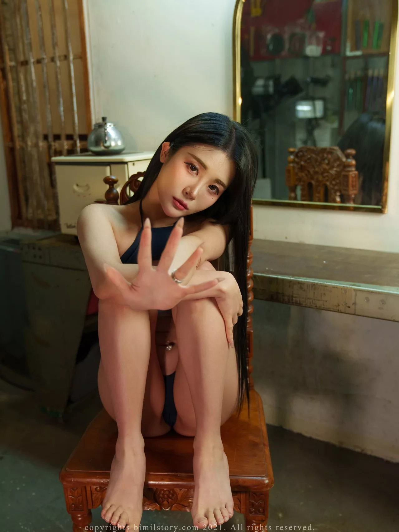 Bomi Bomi 【Bimilstory 棒子 尤物 波咪韵事】 s Jeong High leg 写真 全集修正 Revealing No.6