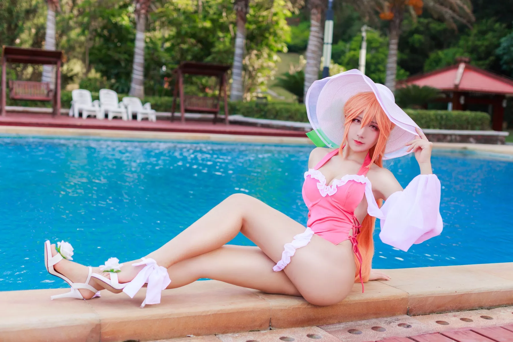 Ver. Jean】 Richelieu 福利 【九曲 黎塞留 Swimsuit Cosplay 女神