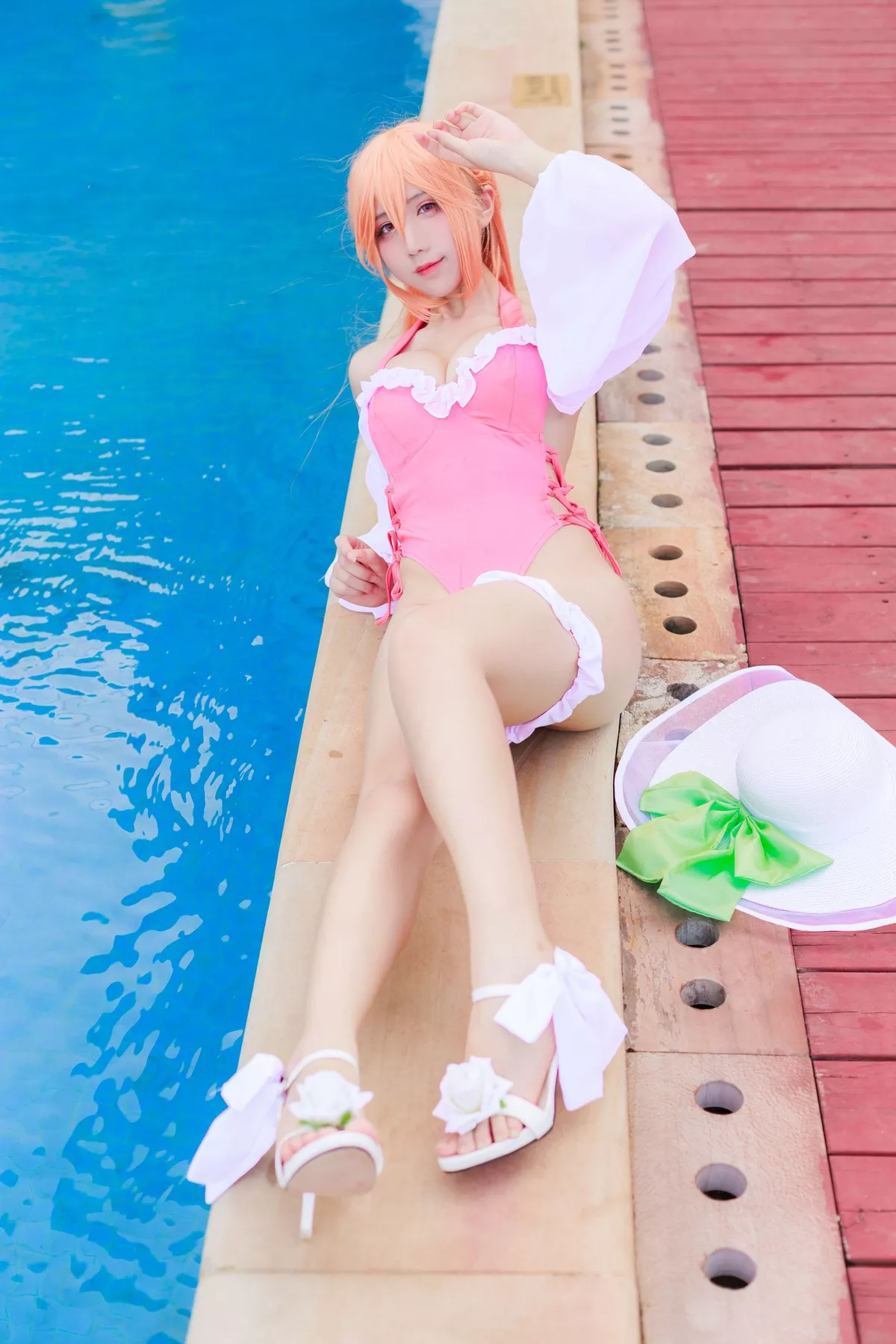 Ver. Jean】 Richelieu 福利 【九曲 黎塞留 Swimsuit Cosplay 女神
