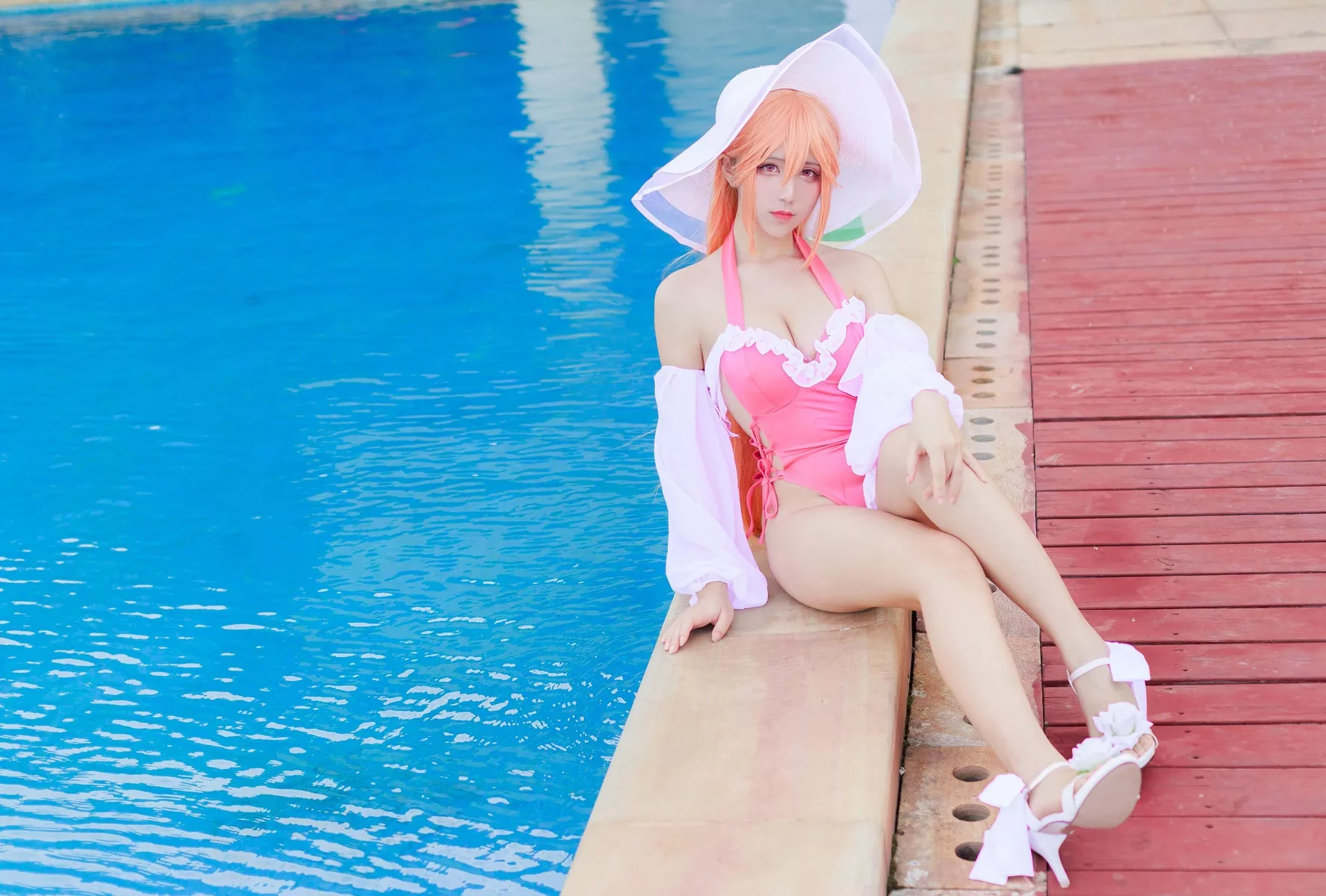 Ver. Jean】 Richelieu 福利 【九曲 黎塞留 Swimsuit Cosplay 女神