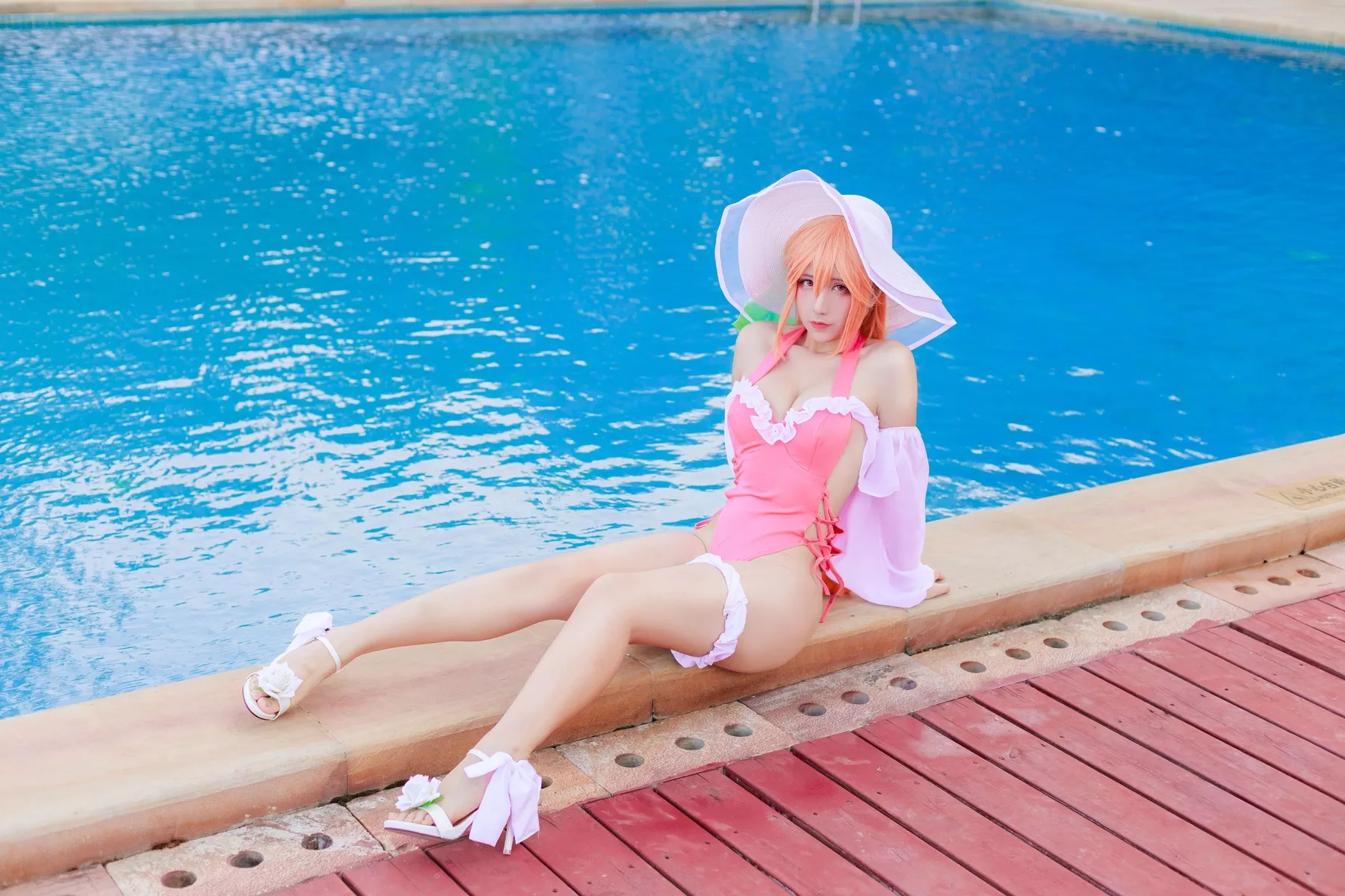 Ver. Jean】 Richelieu 福利 【九曲 黎塞留 Swimsuit Cosplay 女神