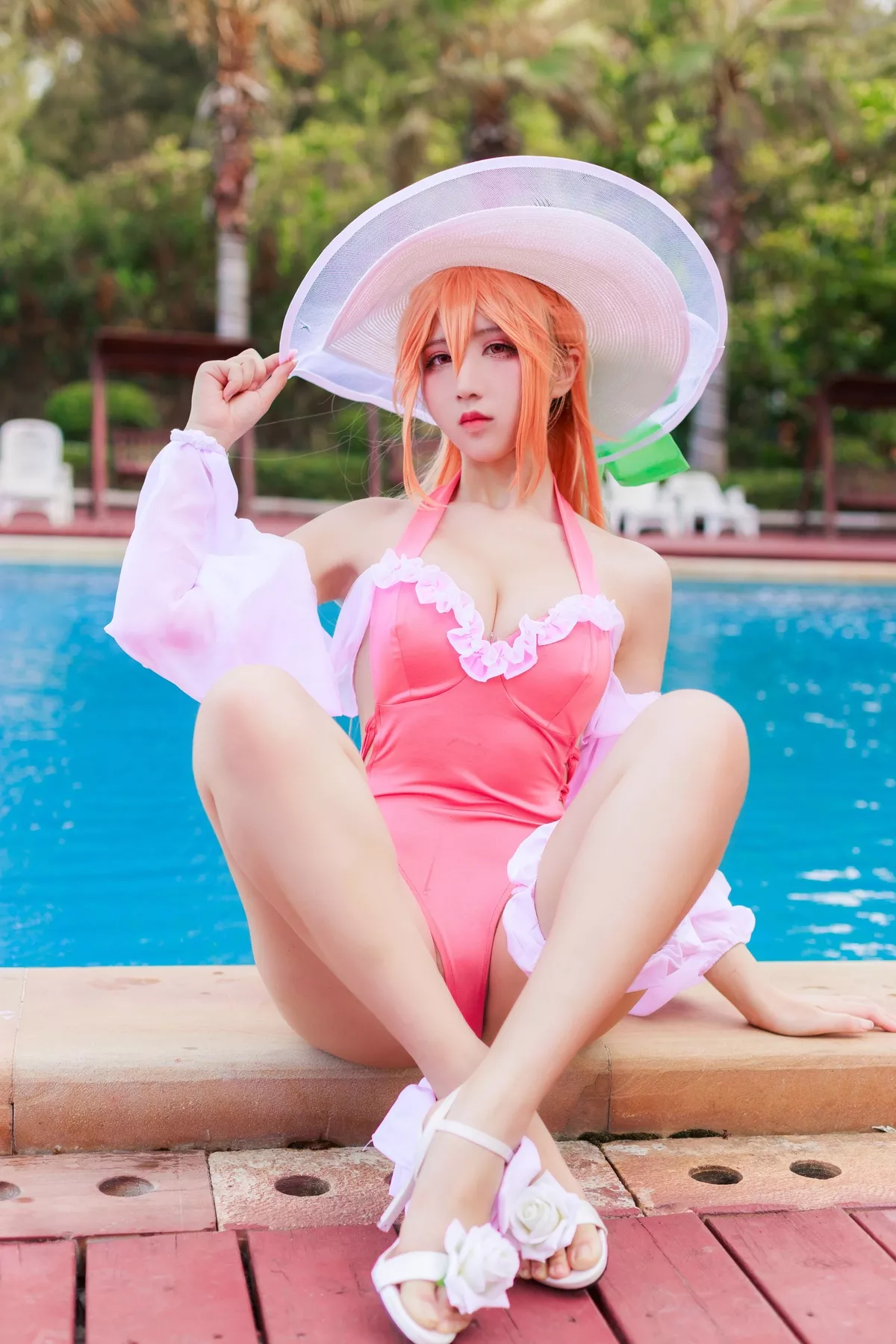 Ver. Jean】 Richelieu 福利 【九曲 黎塞留 Swimsuit Cosplay 女神