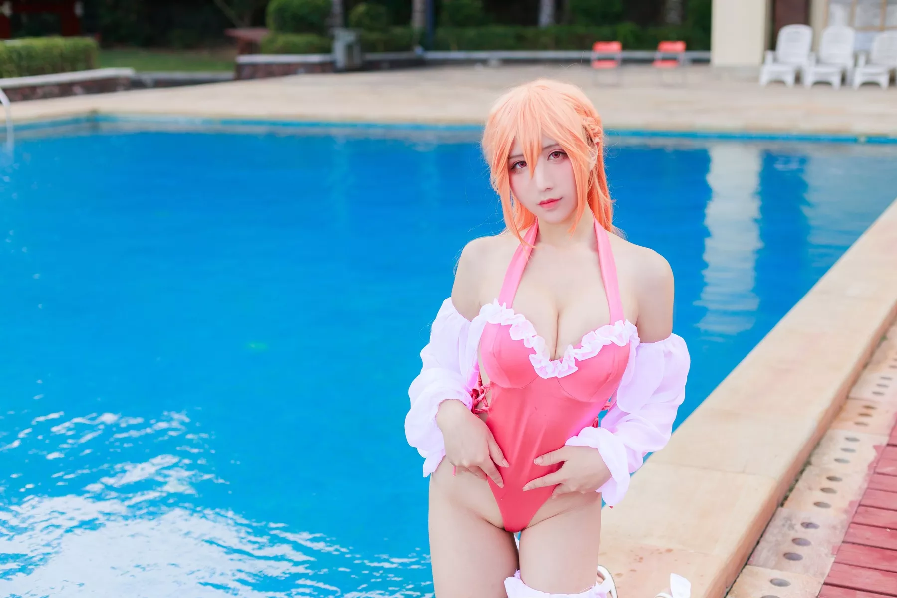 Ver. Jean】 Richelieu 福利 【九曲 黎塞留 Swimsuit Cosplay 女神