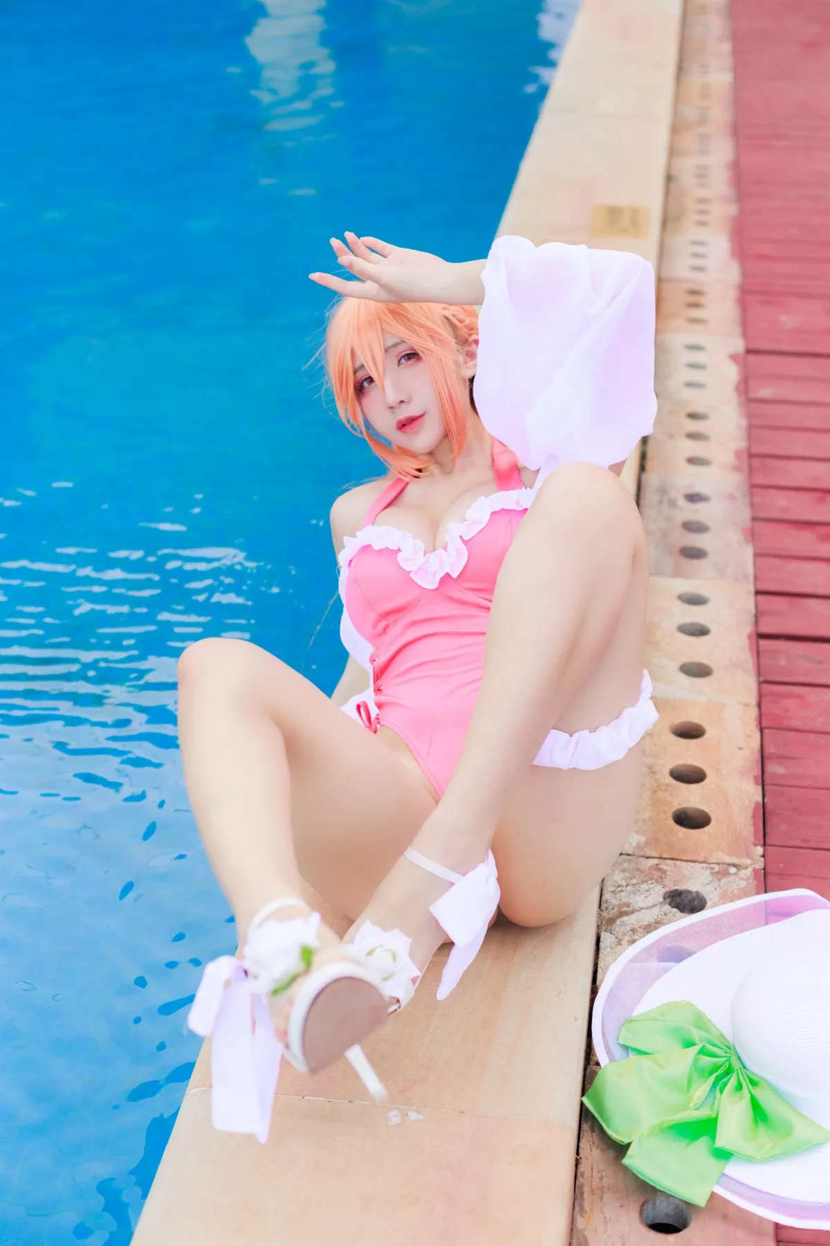 Ver. Jean】 Richelieu 福利 【九曲 黎塞留 Swimsuit Cosplay 女神