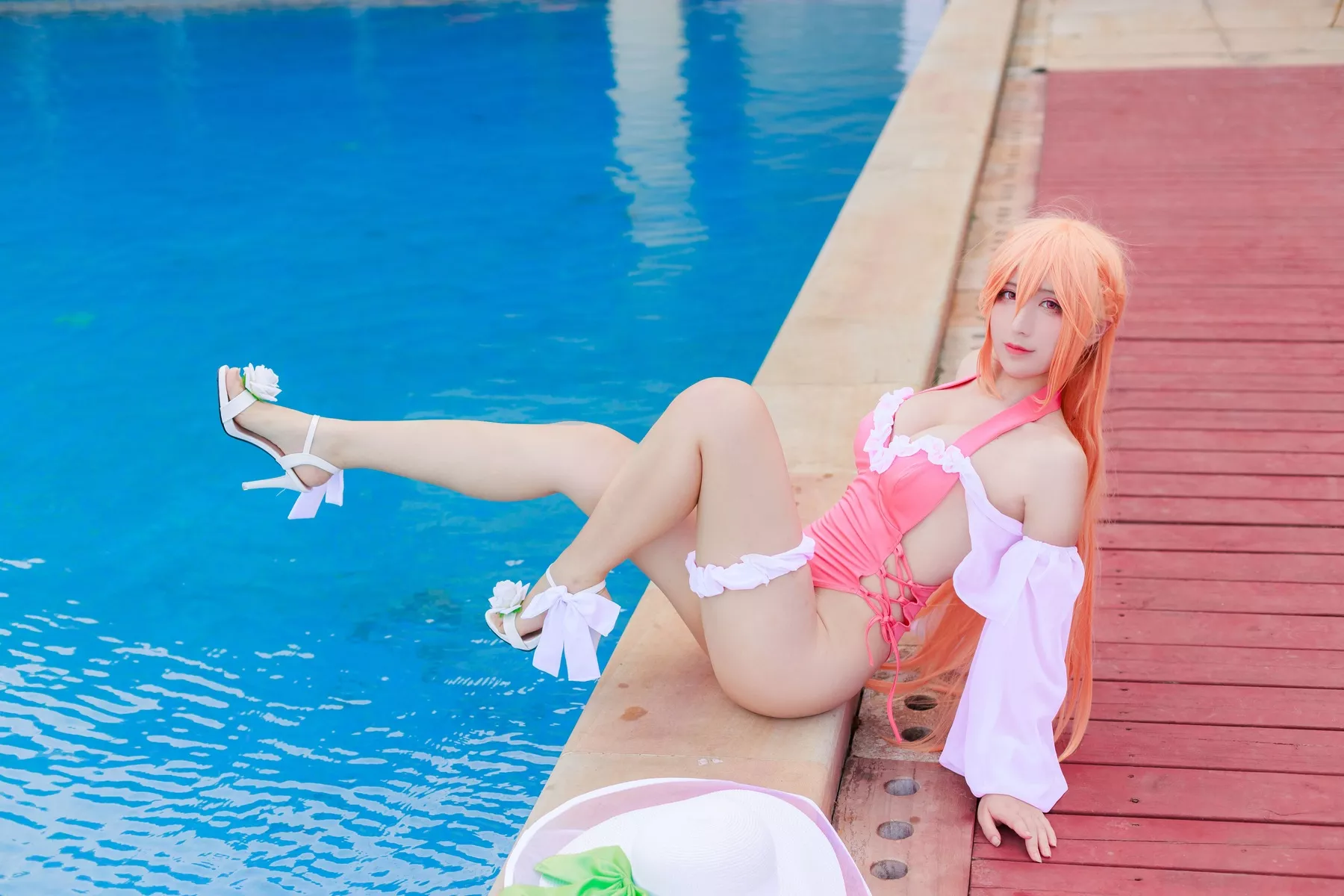 Ver. Jean】 Richelieu 福利 【九曲 黎塞留 Swimsuit Cosplay 女神