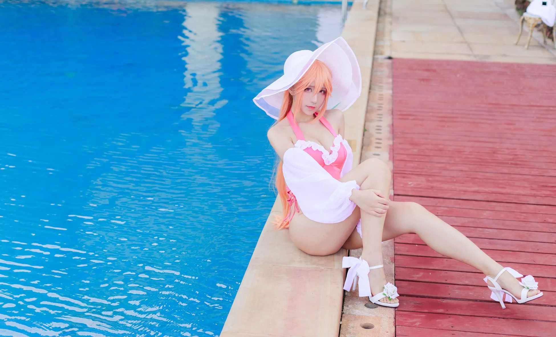 Ver. Jean】 Richelieu 福利 【九曲 黎塞留 Swimsuit Cosplay 女神
