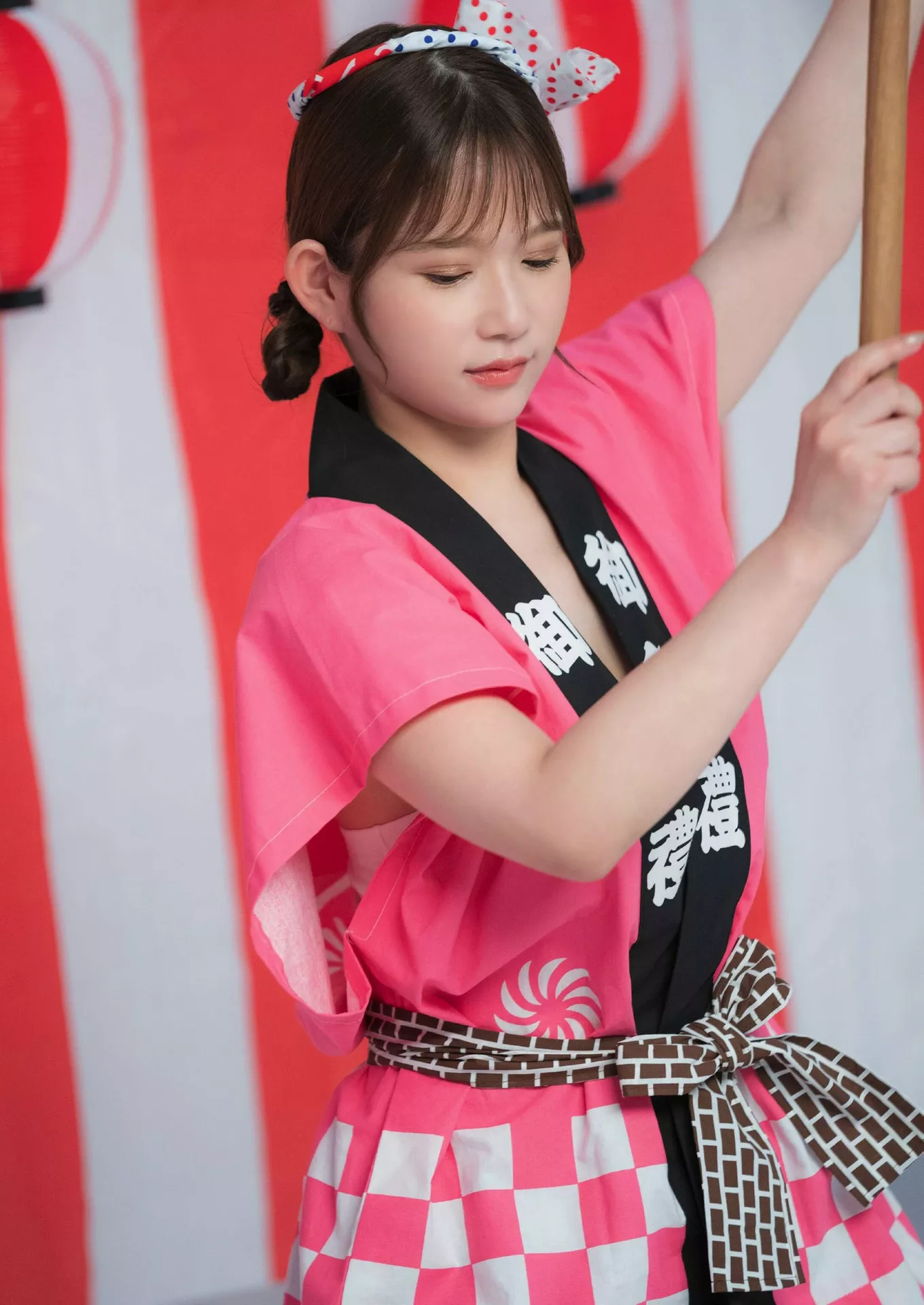 ) 栗山莉�w×桃园怜奈Shukan 高端大幅 (周刊 Post