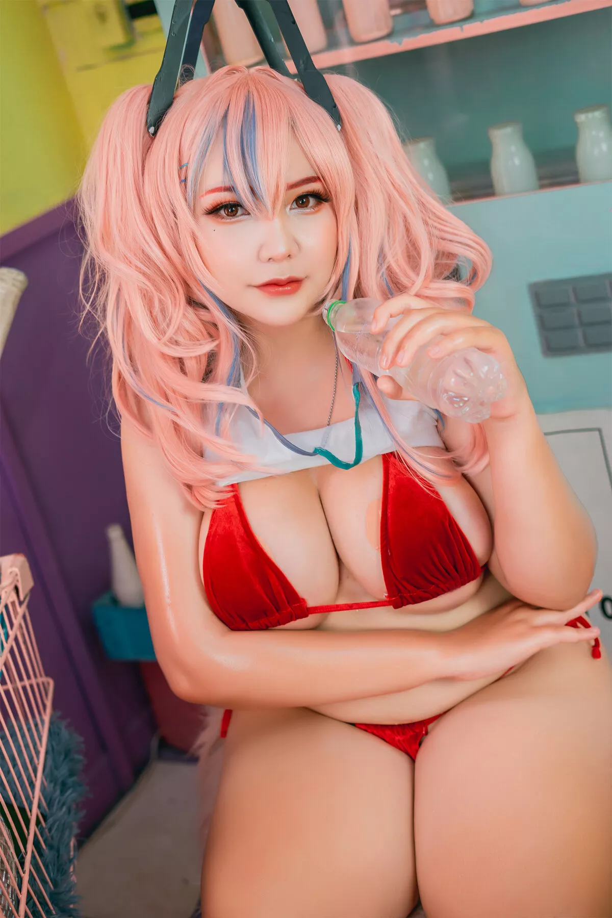 CHUPPY】 【QUEENIE Bremerton 丽人 Cosplay 布莱默顿 福报