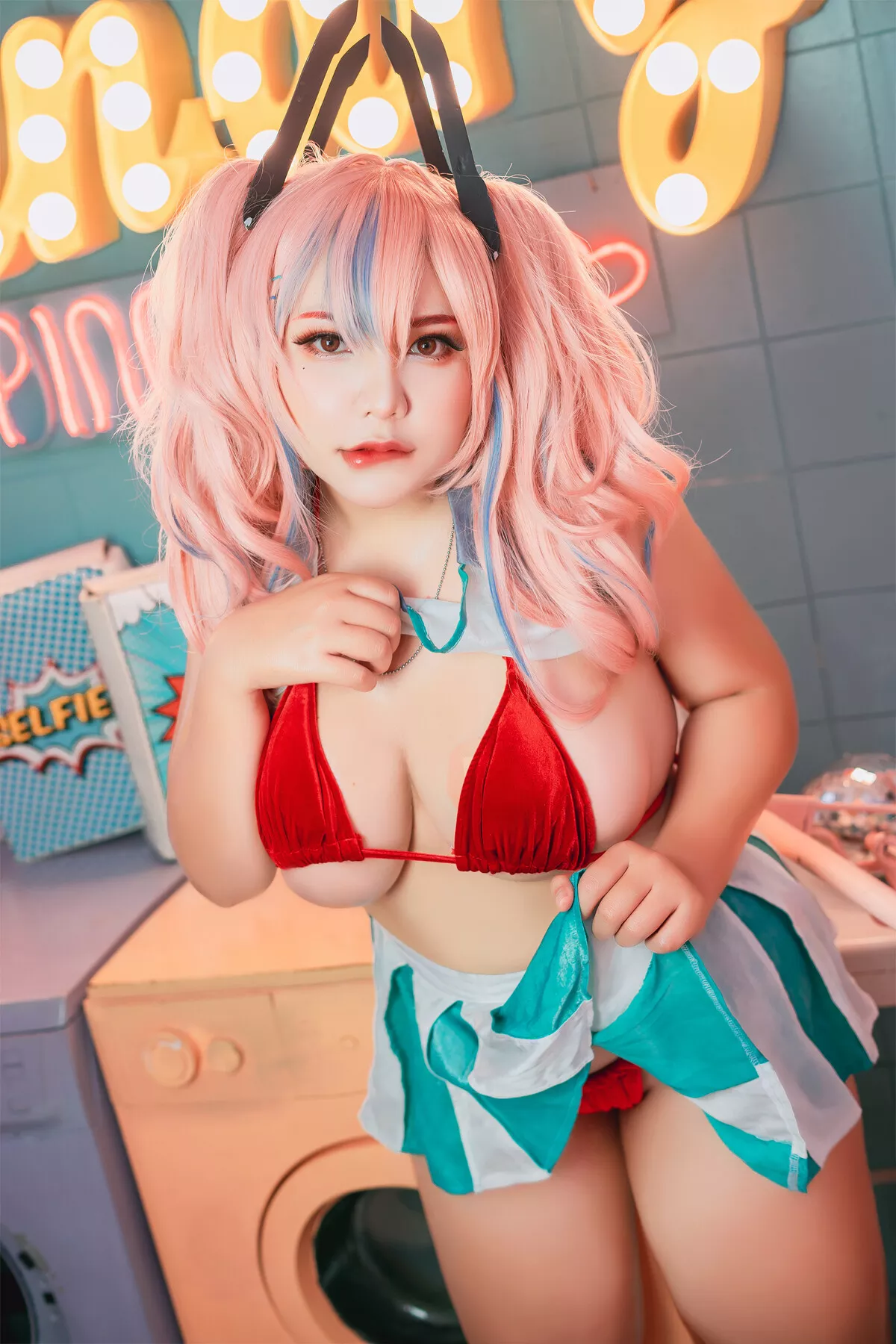 CHUPPY】 【QUEENIE Bremerton 丽人 Cosplay 布莱默顿 福报