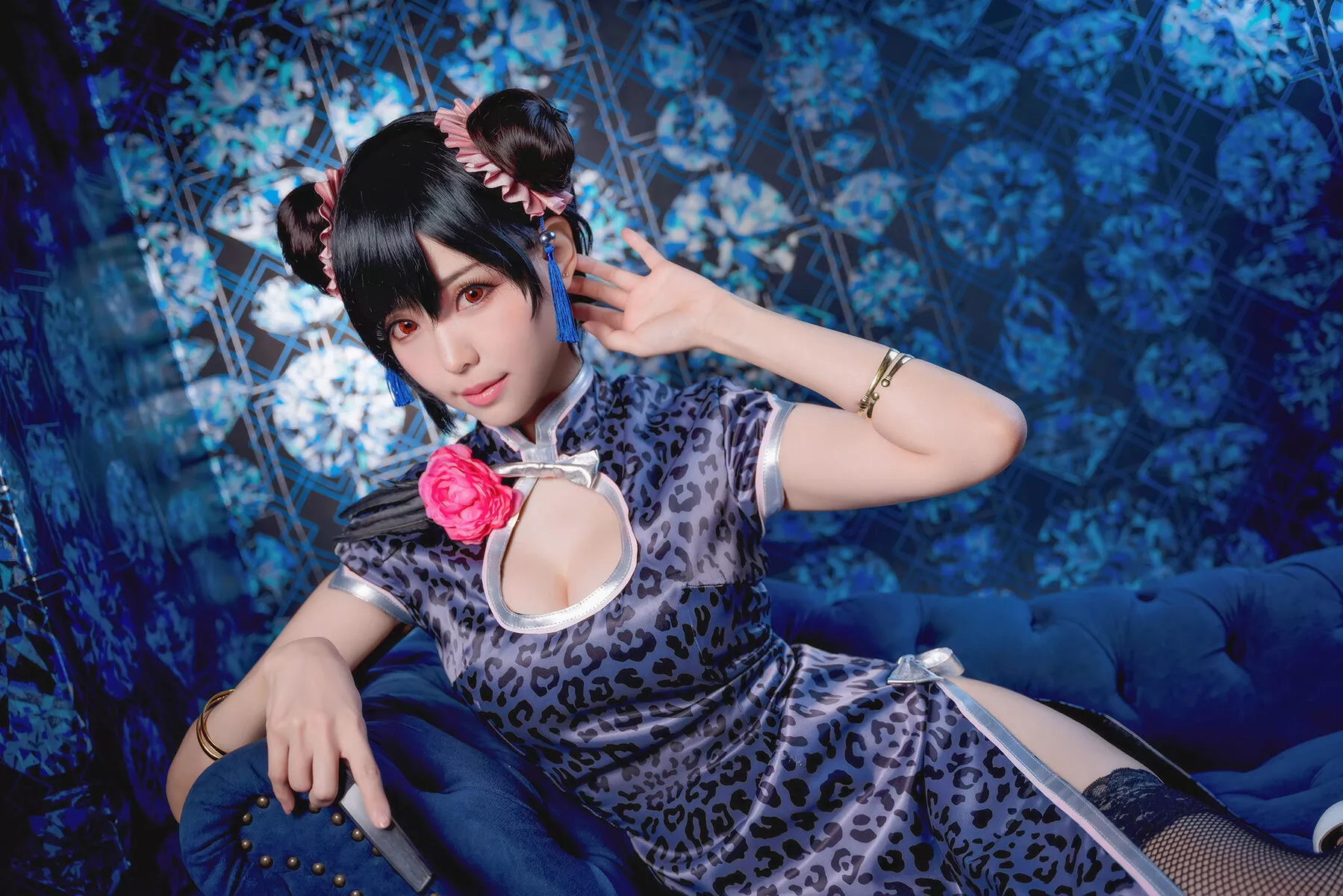 Cosplay 福报 【Ely】 美人 VII Fantasy Qipao Final Tifa Lockhart