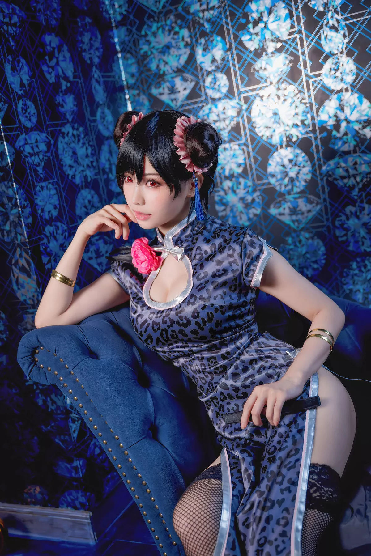 Cosplay 福报 【Ely】 美人 VII Fantasy Qipao Final Tifa Lockhart