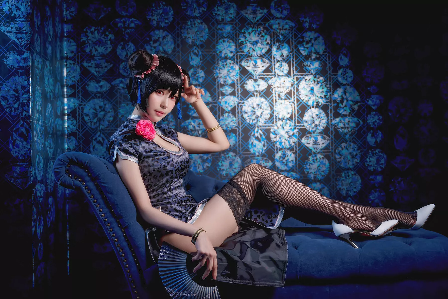 Cosplay 福报 【Ely】 美人 VII Fantasy Qipao Final Tifa Lockhart