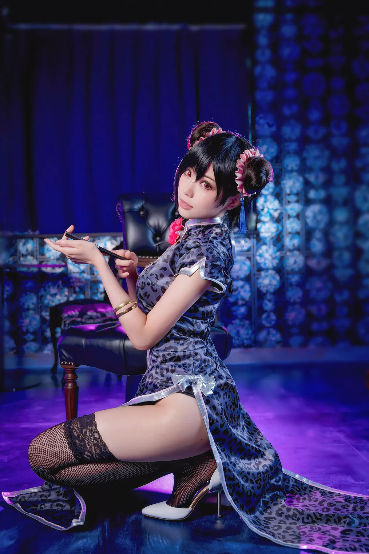 Cosplay 福报 【Ely】 美人 VII Fantasy Qipao Final Tifa Lockhart