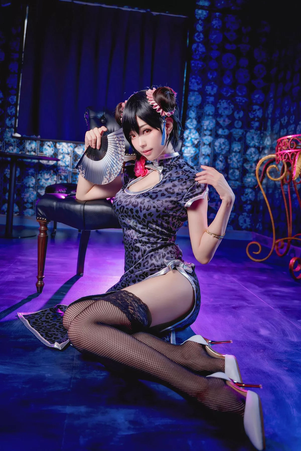 Cosplay 福报 【Ely】 美人 VII Fantasy Qipao Final Tifa Lockhart