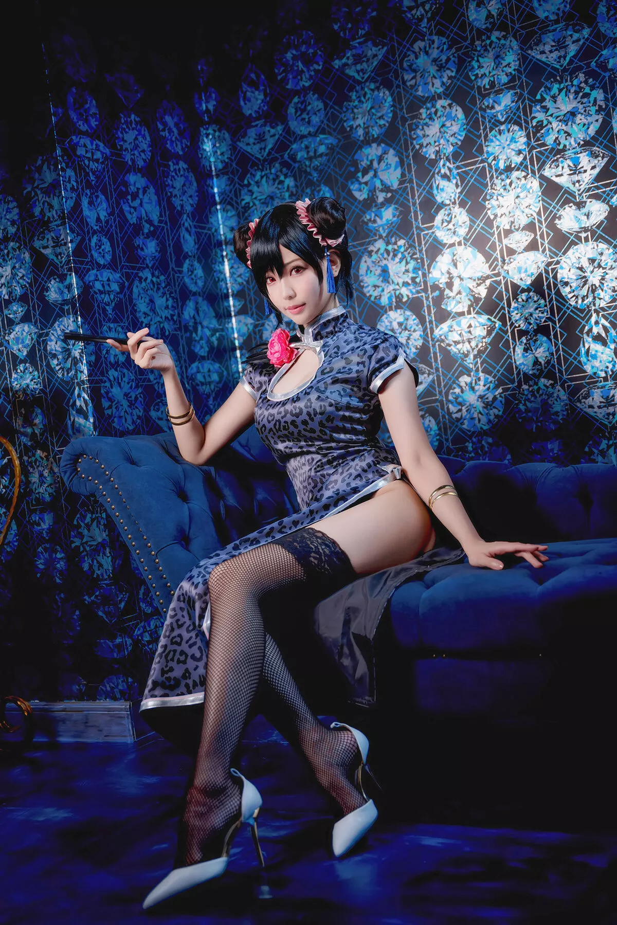 Cosplay 福报 【Ely】 美人 VII Fantasy Qipao Final Tifa Lockhart