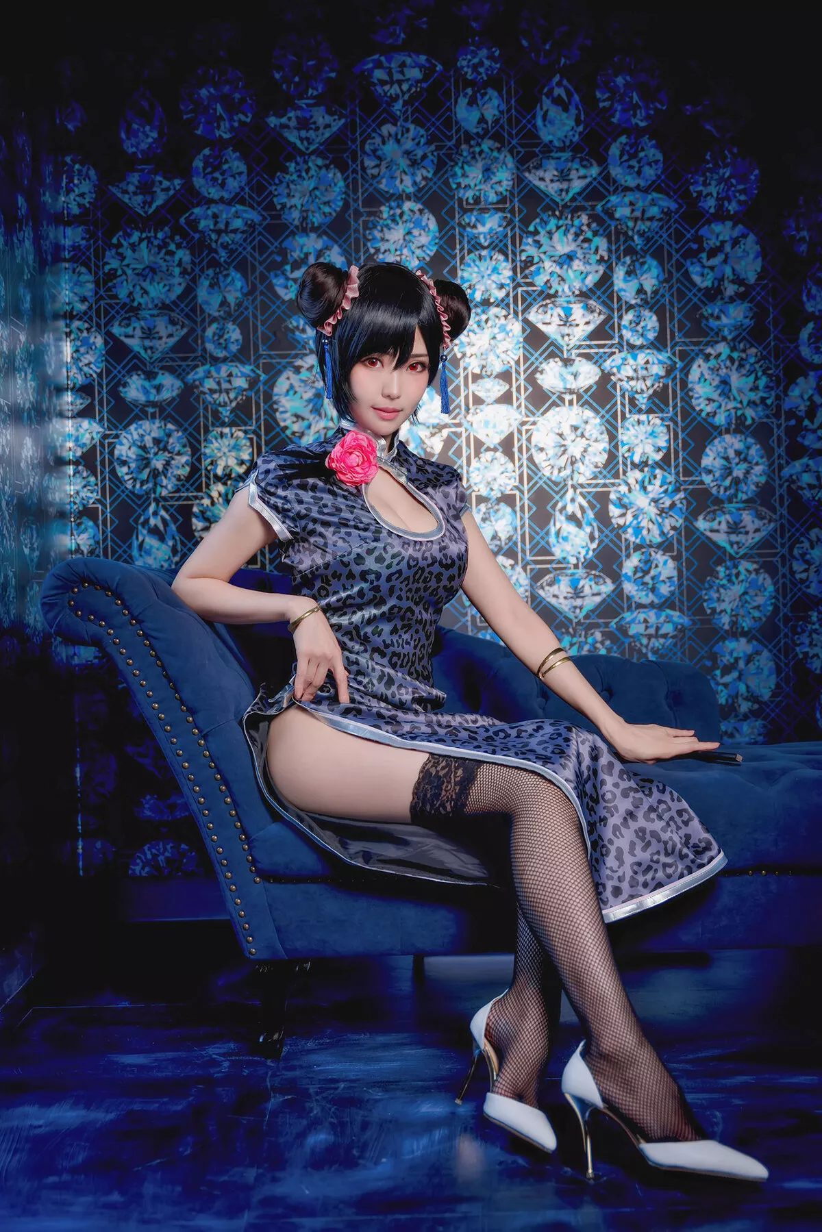 Cosplay 福报 【Ely】 美人 VII Fantasy Qipao Final Tifa Lockhart