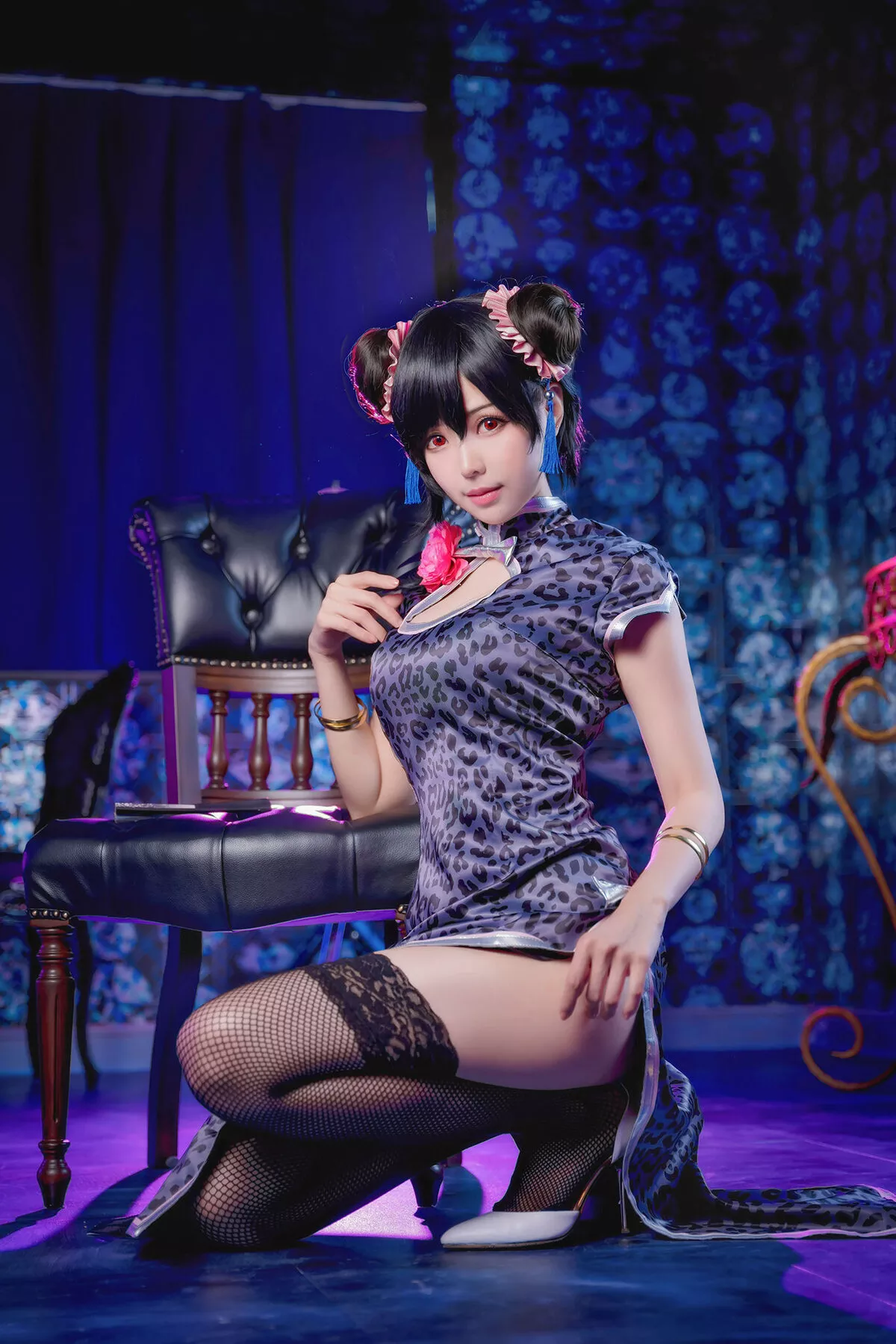 Cosplay 福报 【Ely】 美人 VII Fantasy Qipao Final Tifa Lockhart