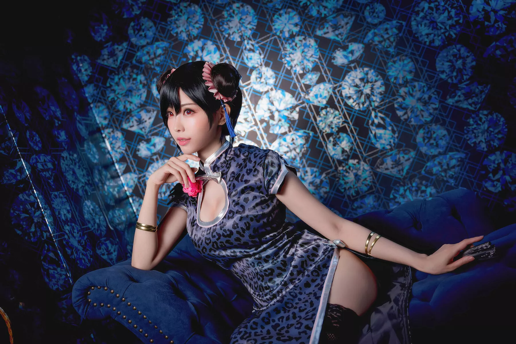 Cosplay 福报 【Ely】 美人 VII Fantasy Qipao Final Tifa Lockhart