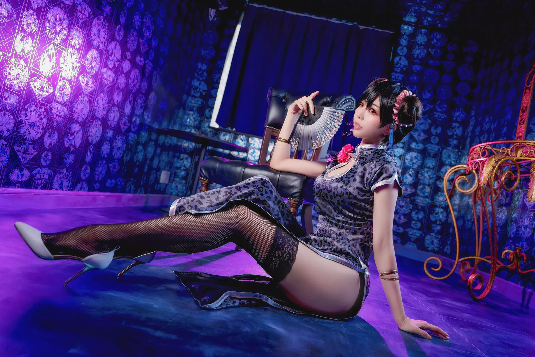 Cosplay 福报 【Ely】 美人 VII Fantasy Qipao Final Tifa Lockhart