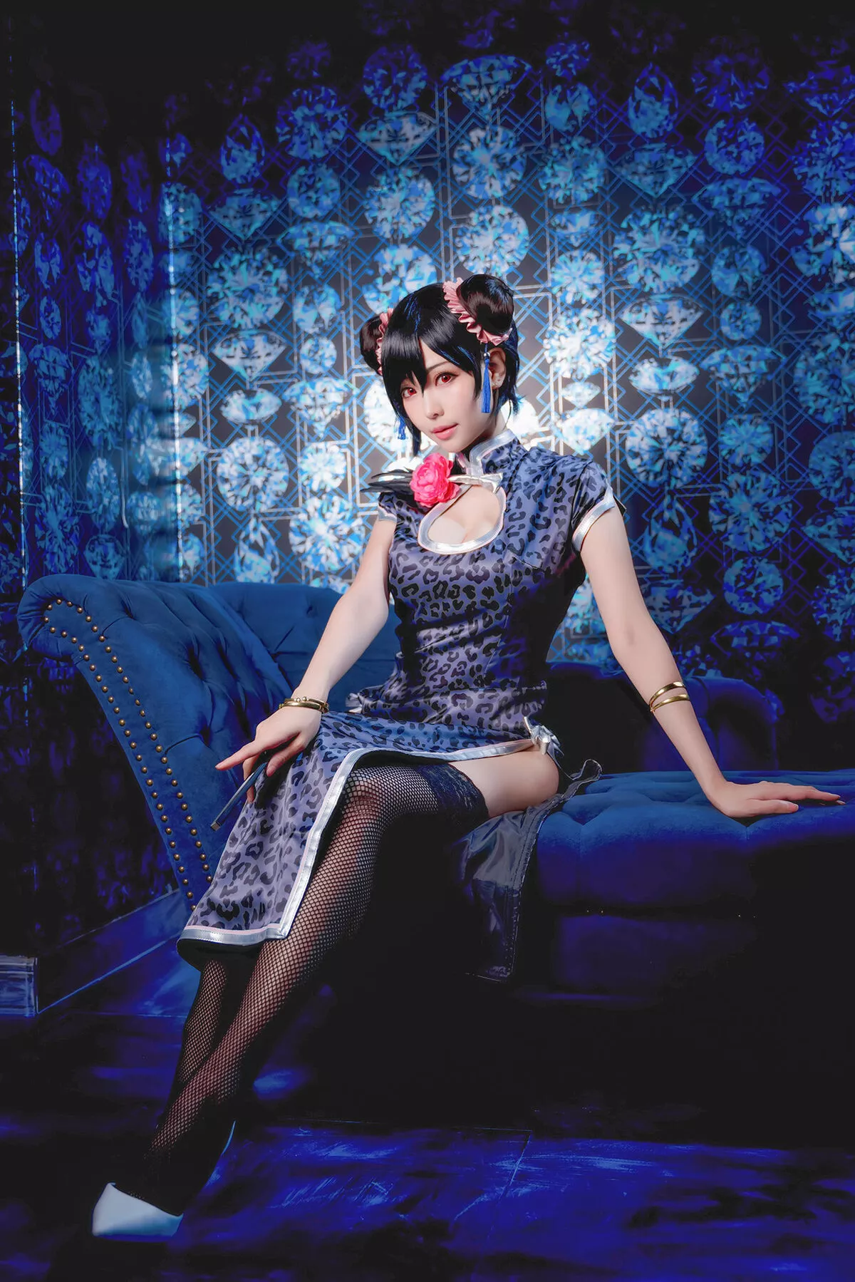 Cosplay 福报 【Ely】 美人 VII Fantasy Qipao Final Tifa Lockhart