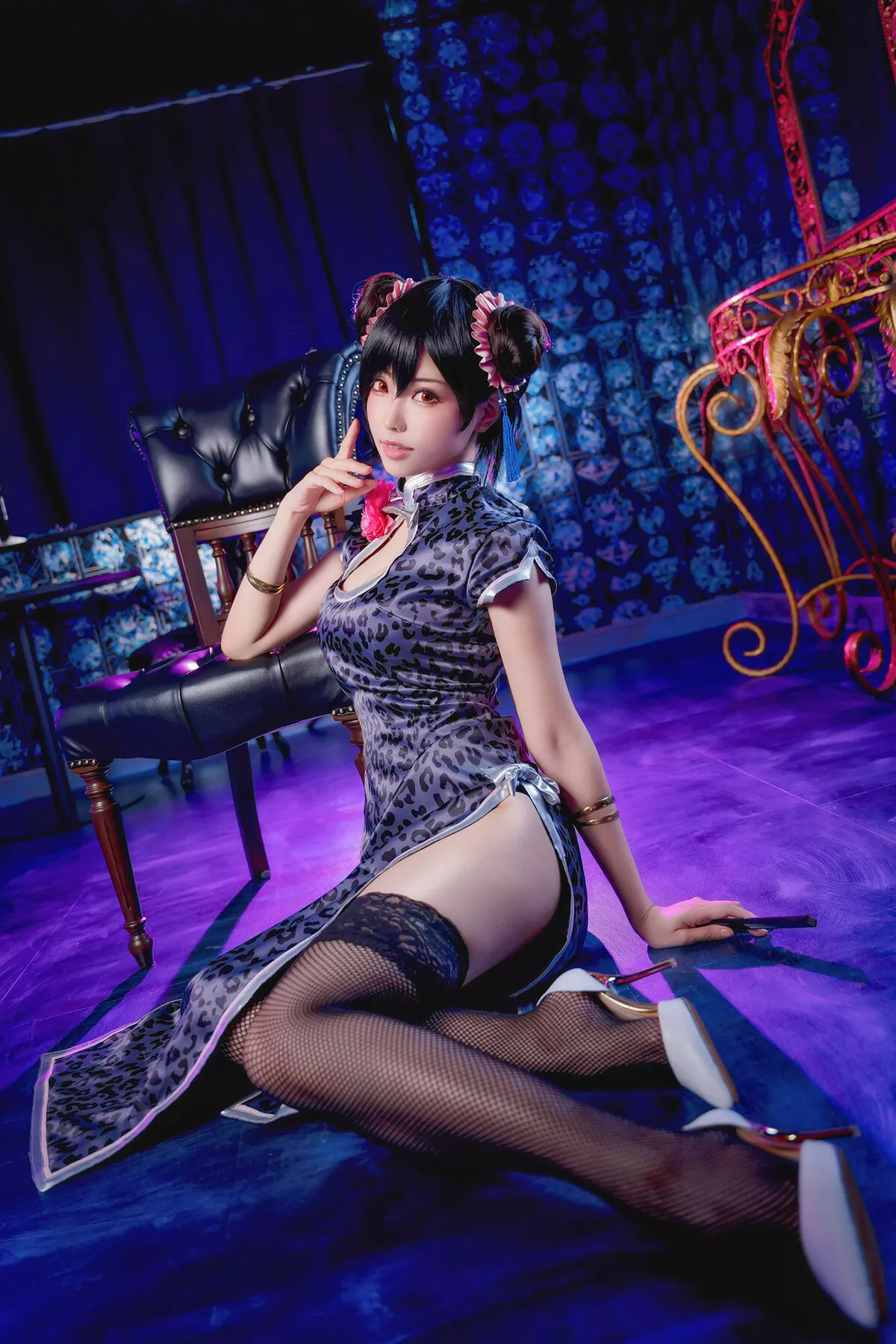 Cosplay 福报 【Ely】 美人 VII Fantasy Qipao Final Tifa Lockhart