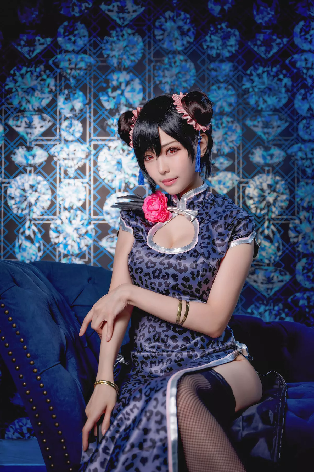Cosplay 福报 【Ely】 美人 VII Fantasy Qipao Final Tifa Lockhart
