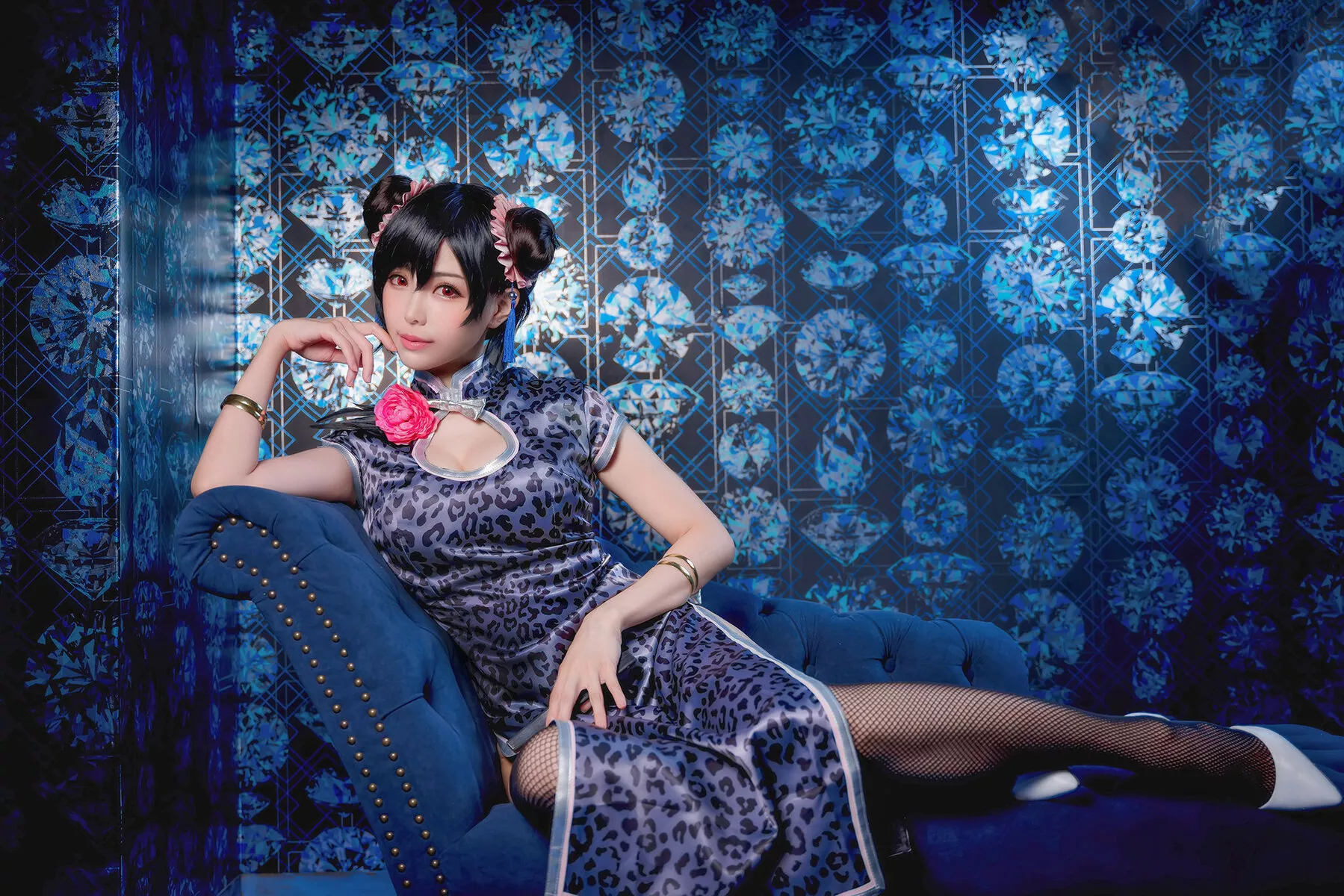 Cosplay 福报 【Ely】 美人 VII Fantasy Qipao Final Tifa Lockhart