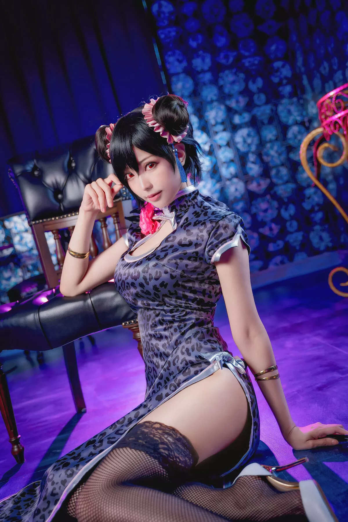 Cosplay 福报 【Ely】 美人 VII Fantasy Qipao Final Tifa Lockhart