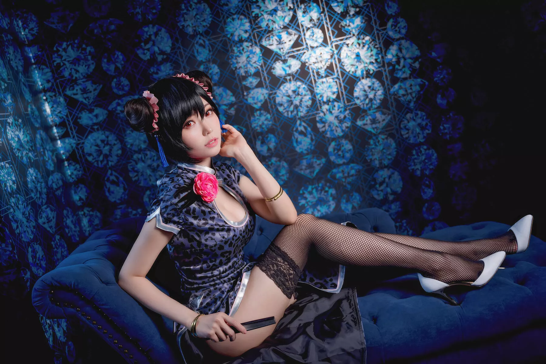 Cosplay 福报 【Ely】 美人 VII Fantasy Qipao Final Tifa Lockhart
