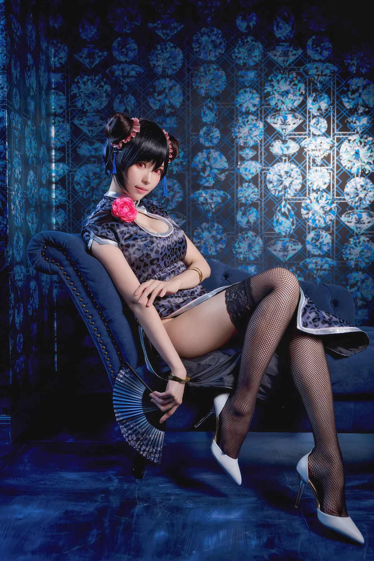 Cosplay 福报 【Ely】 美人 VII Fantasy Qipao Final Tifa Lockhart