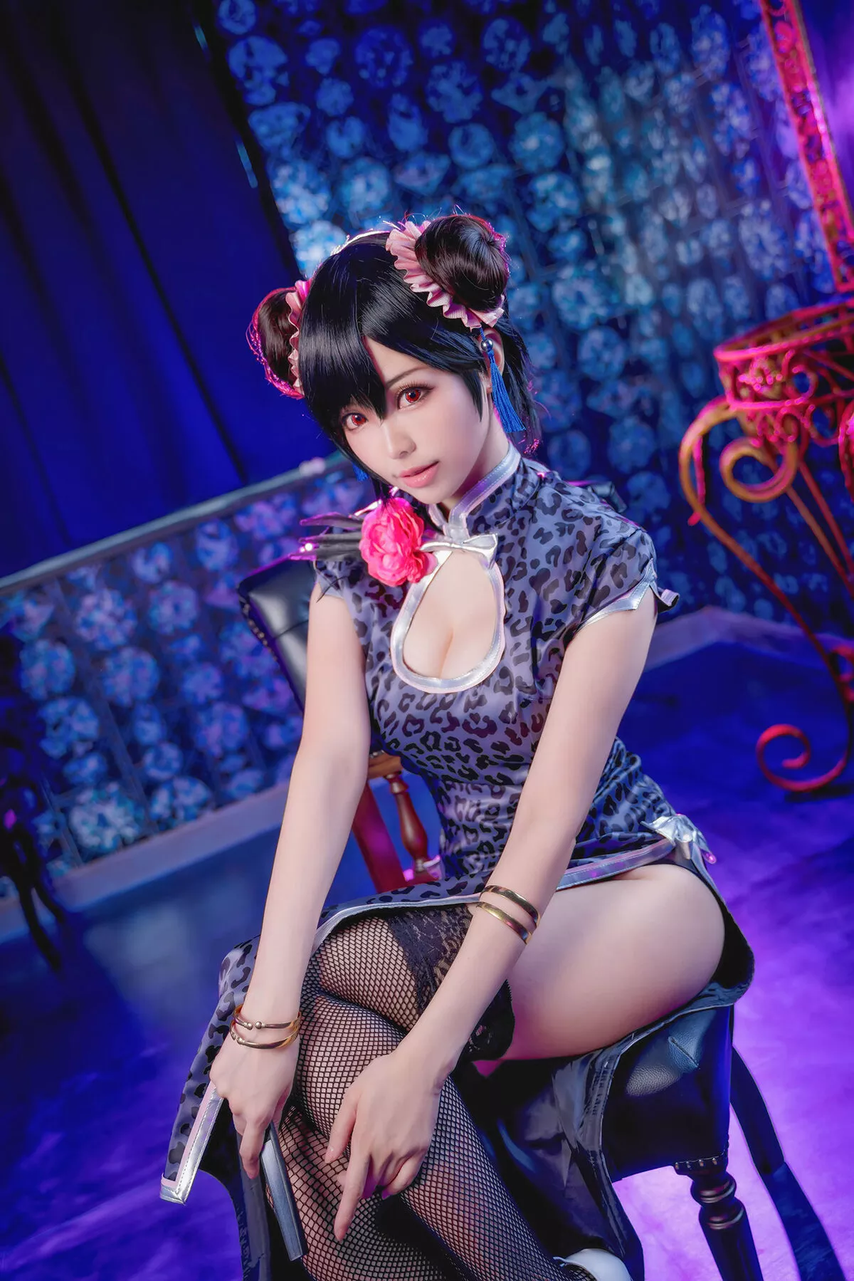Cosplay 福报 【Ely】 美人 VII Fantasy Qipao Final Tifa Lockhart