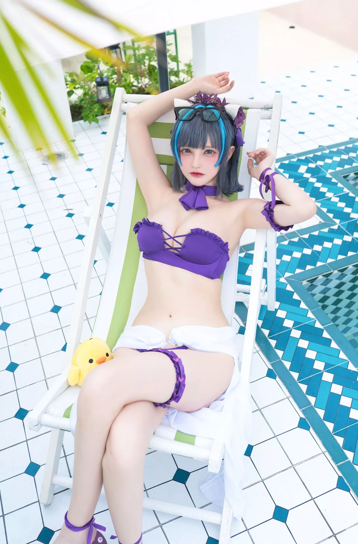 千夜未来】 福报 Cheshire Swimsuit Miku 美人 Cosplay 【Senya