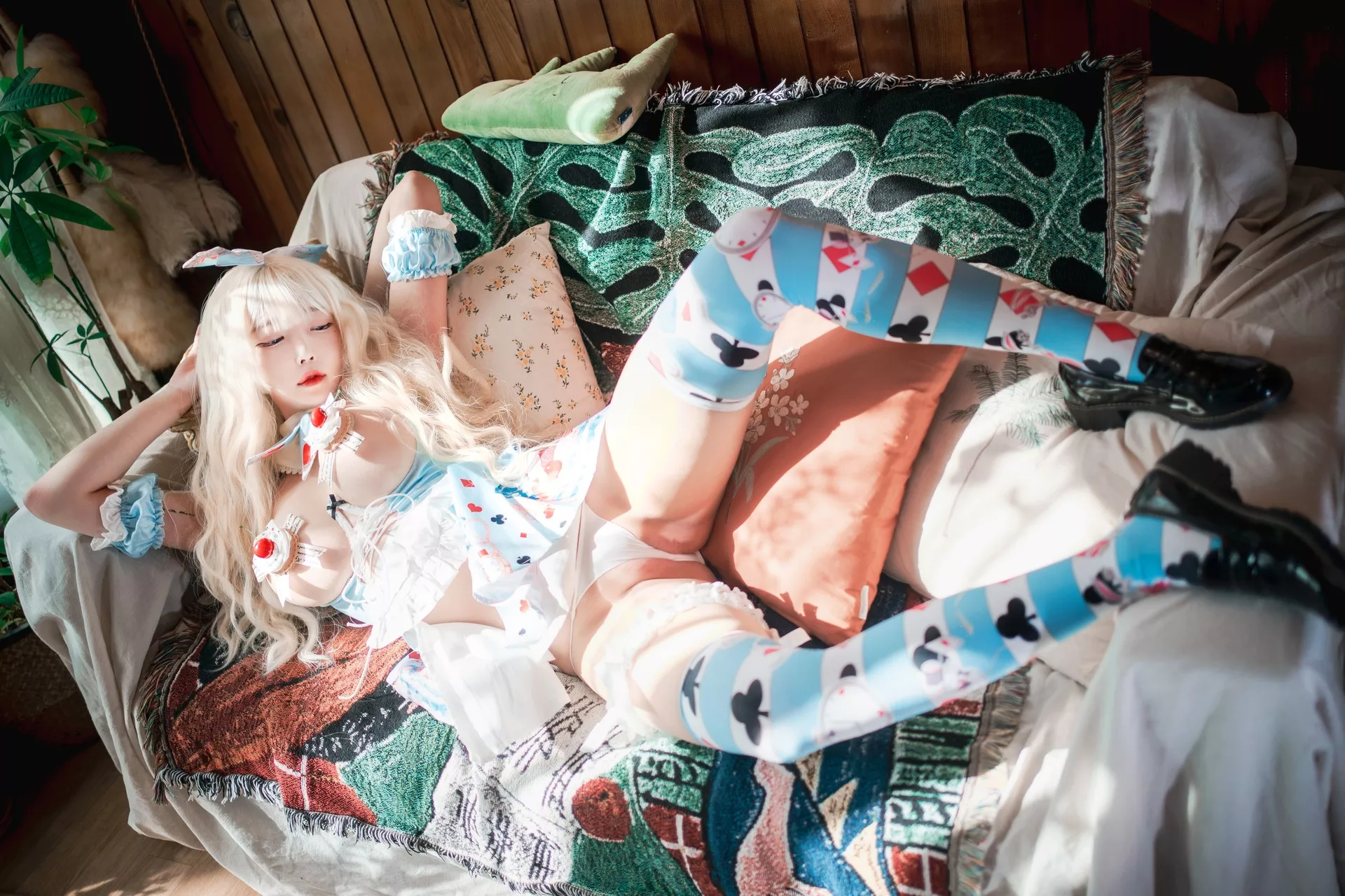 大佳玩】 【DJAWA 韩国 Aram Alice Creamy 全集修正 魅模 写真