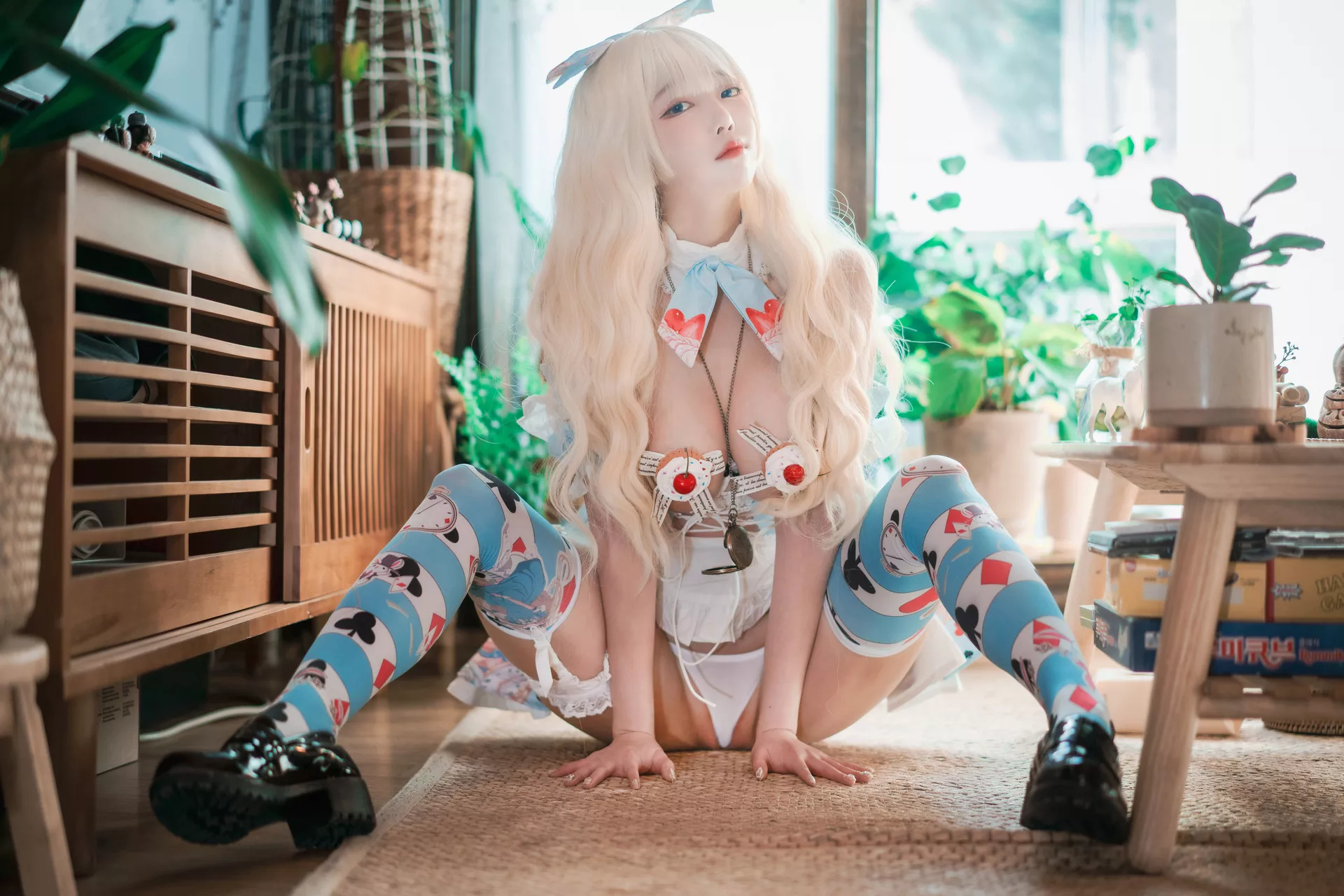 大佳玩】 【DJAWA 韩国 Aram Alice Creamy 全集修正 魅模 写真