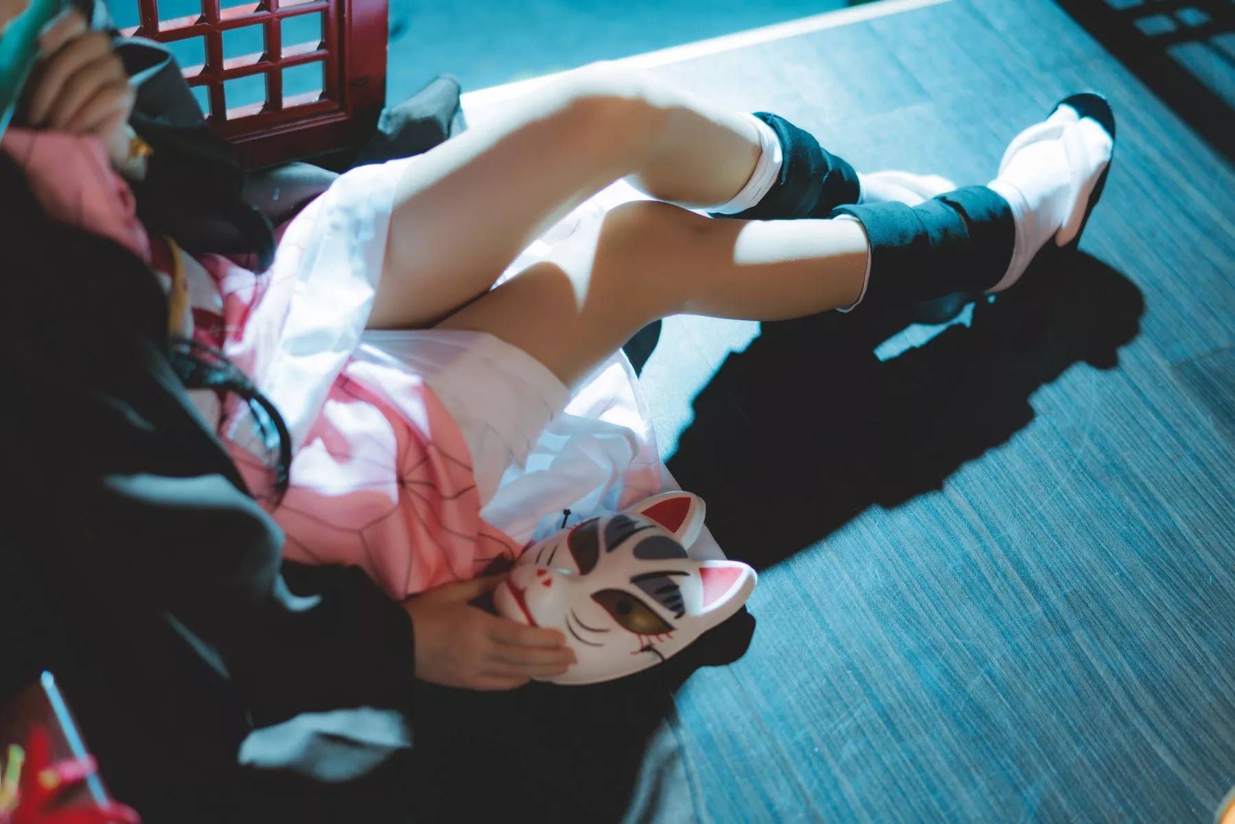 Cosplay 美女 【�@桃喵】 Kamado Nezuko 灶门祢豆子 福利