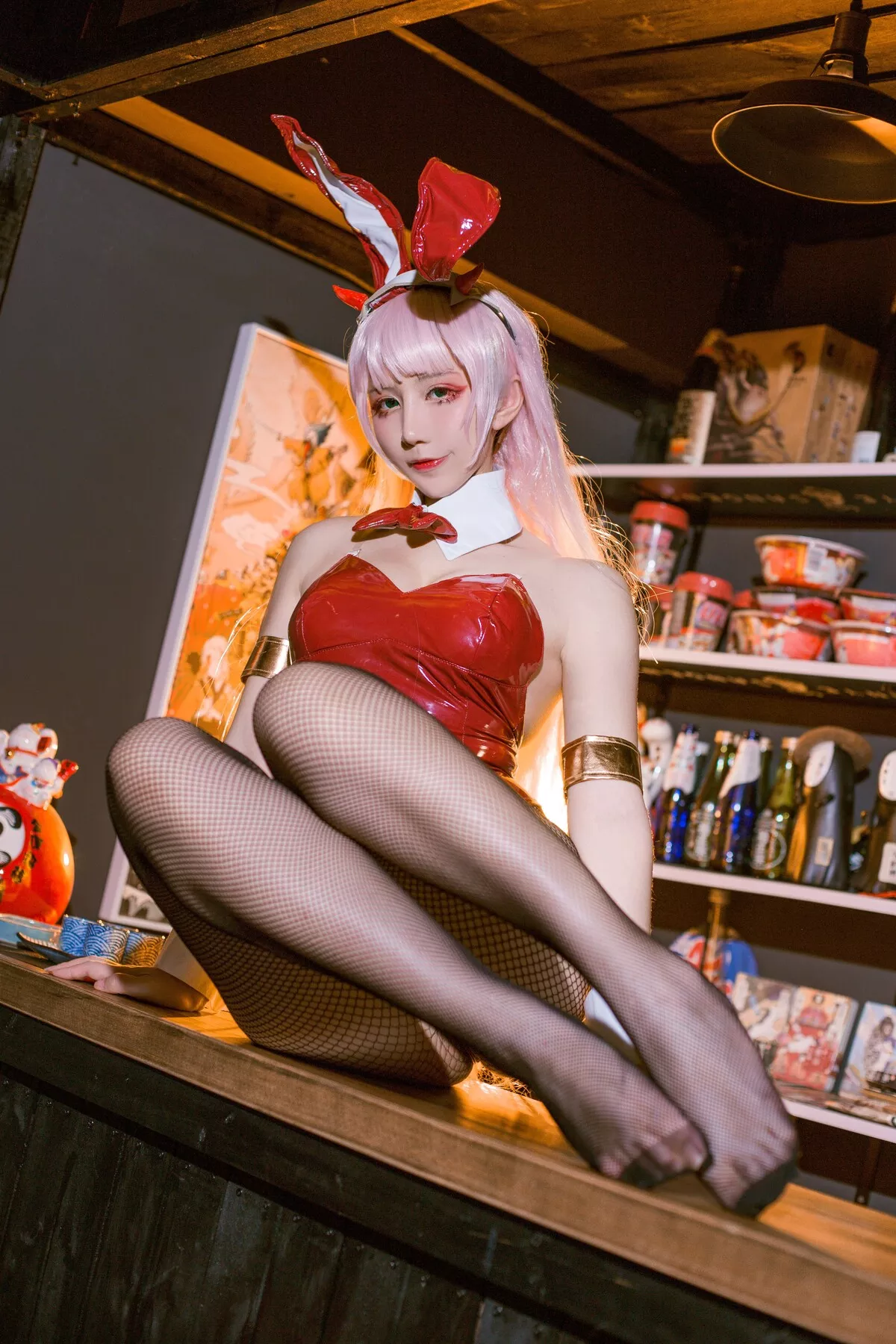 Jean】 Zerotwo in 福利 franxx) 美人 【九曲 Bunny Cosplay (Darling the