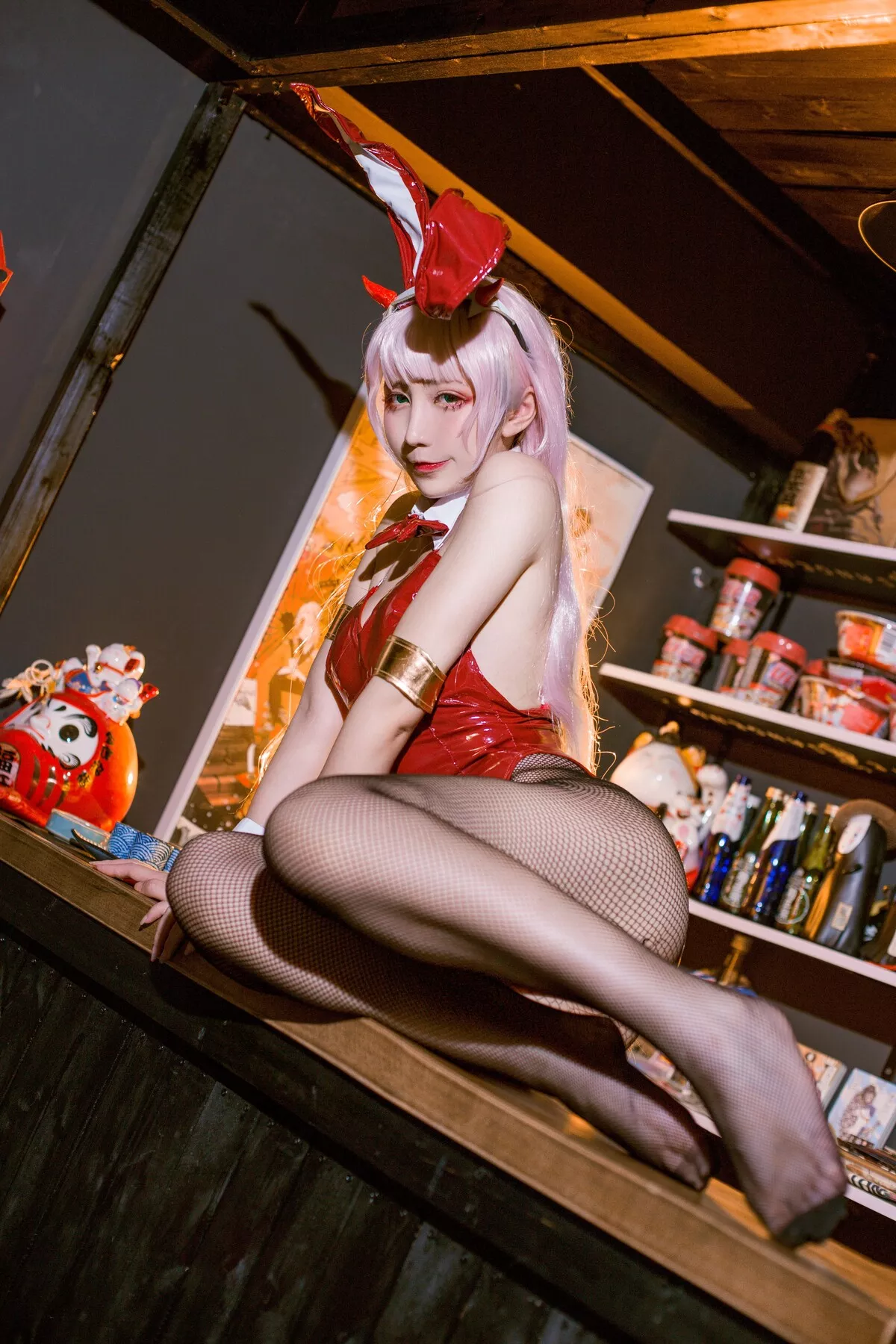 Jean】 Zerotwo in 福利 franxx) 美人 【九曲 Bunny Cosplay (Darling the